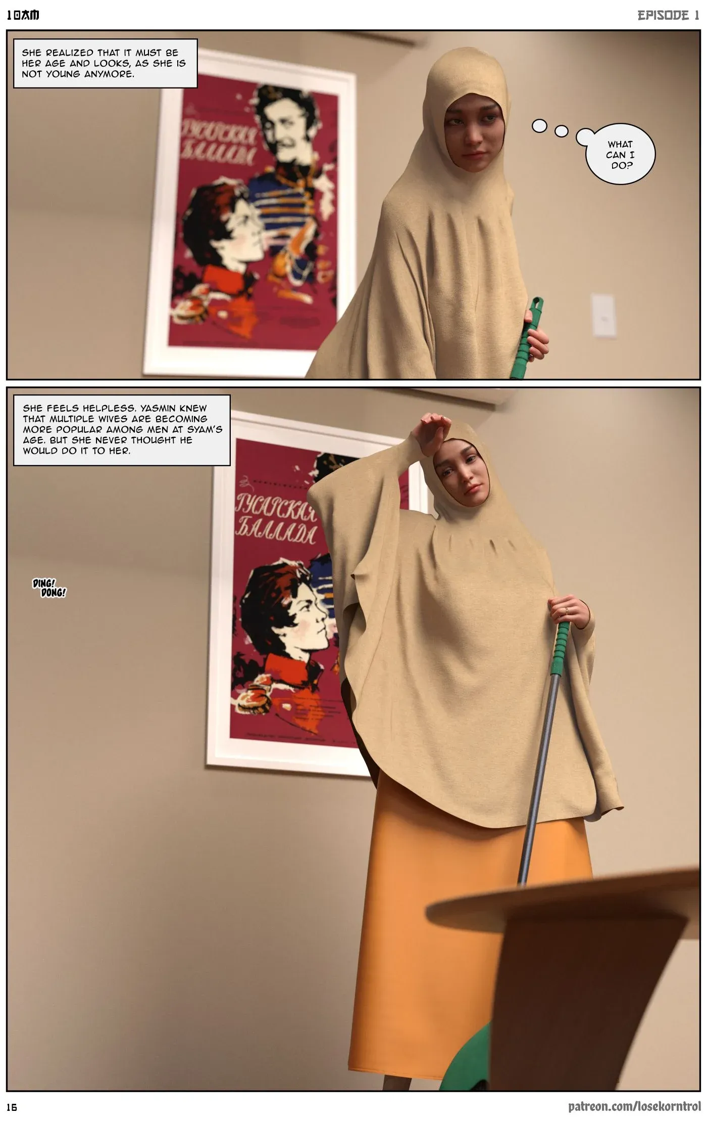 10 AM, 1 . 10 AM - Chapter 1 [LoseKorntrol, Hijab 3DX], page 17 of 52