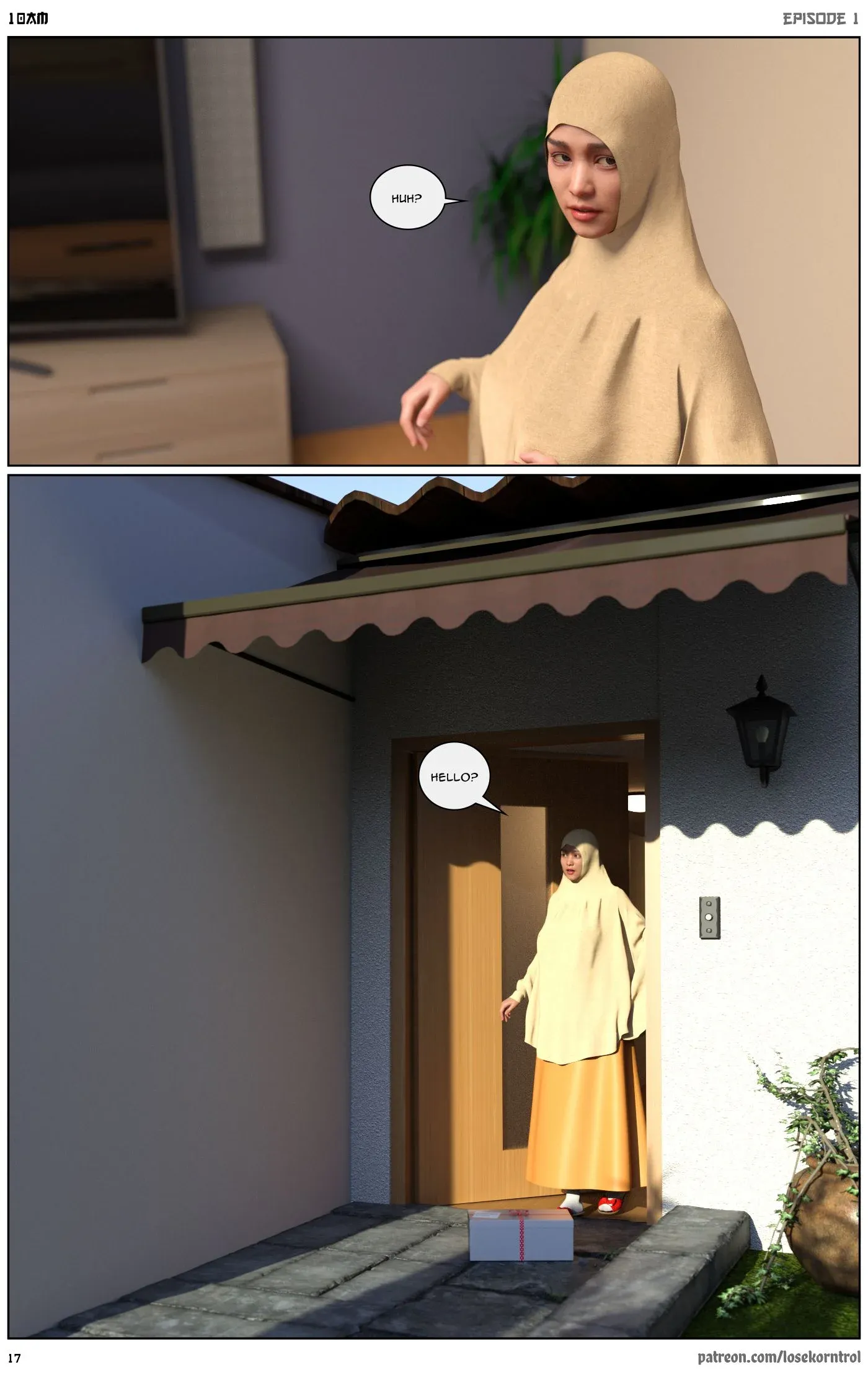 10 AM, 1 . 10 AM - Chapter 1 [LoseKorntrol, Hijab 3DX], page 18 of 52