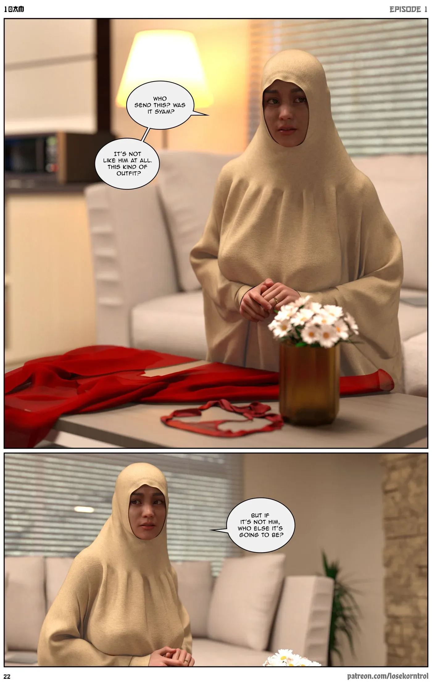 10 AM, 1 . 10 AM - Chapter 1 [LoseKorntrol, Hijab 3DX], page 23 of 52