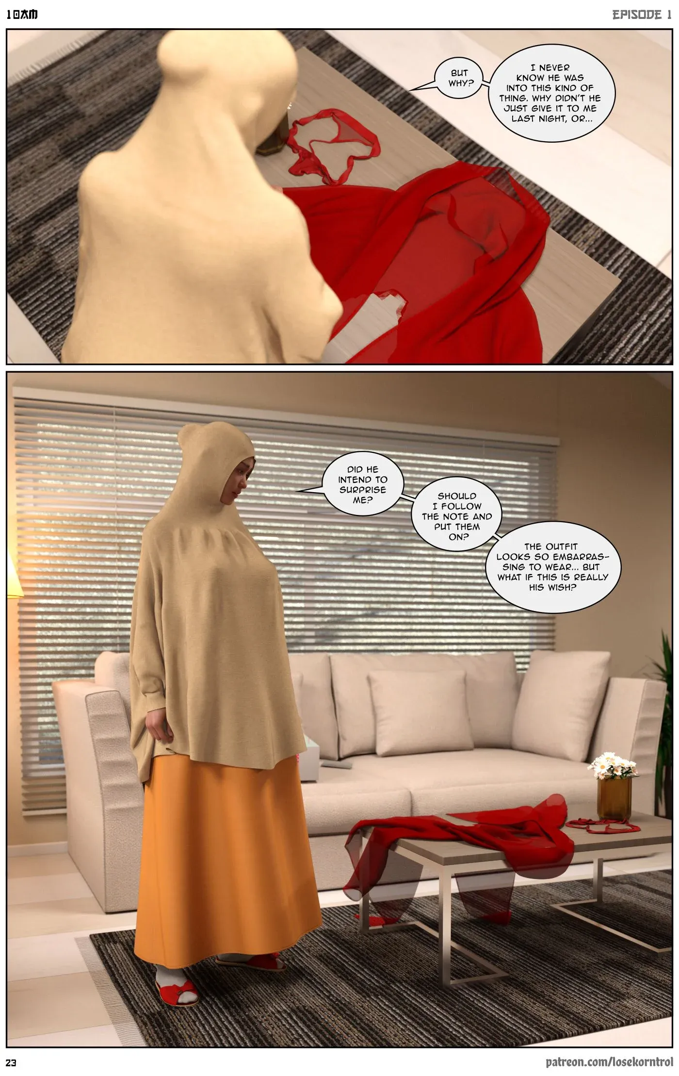 10 AM, 1 . 10 AM - Chapter 1 [LoseKorntrol, Hijab 3DX], page 24 of 52