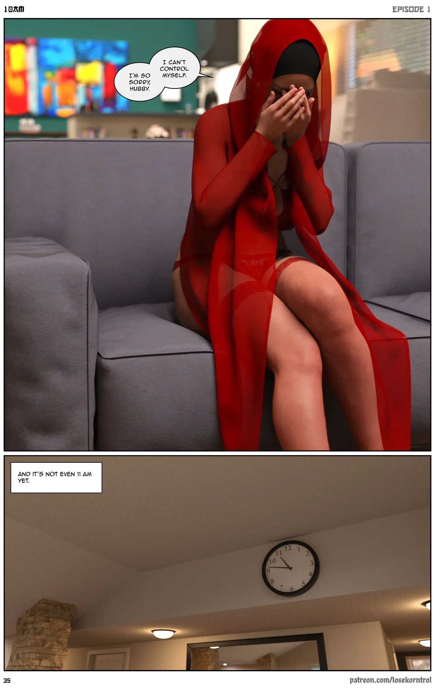 10 AM, 1 . 10 AM - Chapter 1 [LoseKorntrol, Hijab 3DX], page 36 of 52
