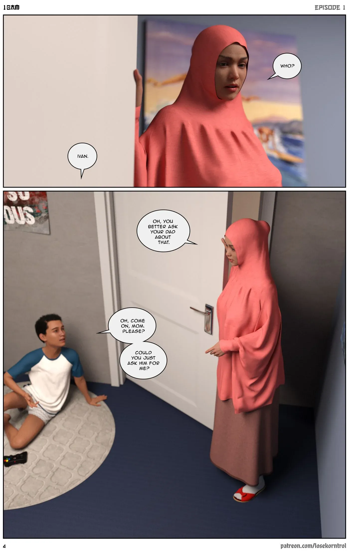 10 AM, 1 . 10 AM - Chapter 1 [LoseKorntrol, Hijab 3DX], page 5 of 52