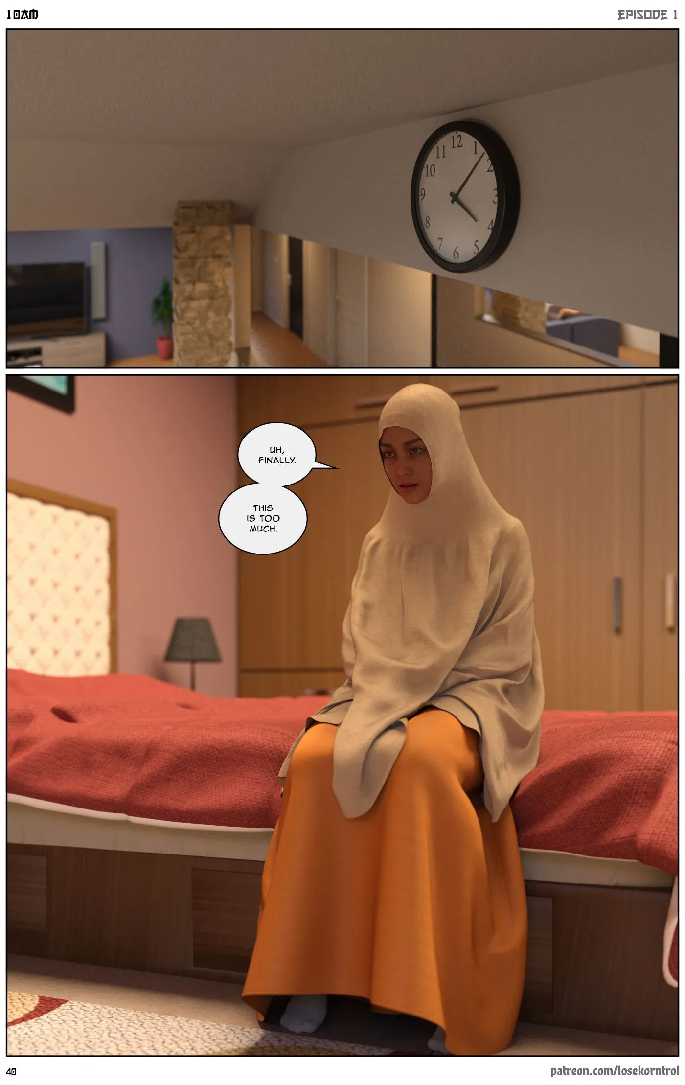 10 AM, 1 . 10 AM - Chapter 1 [LoseKorntrol, Hijab 3DX], page 41 of 52