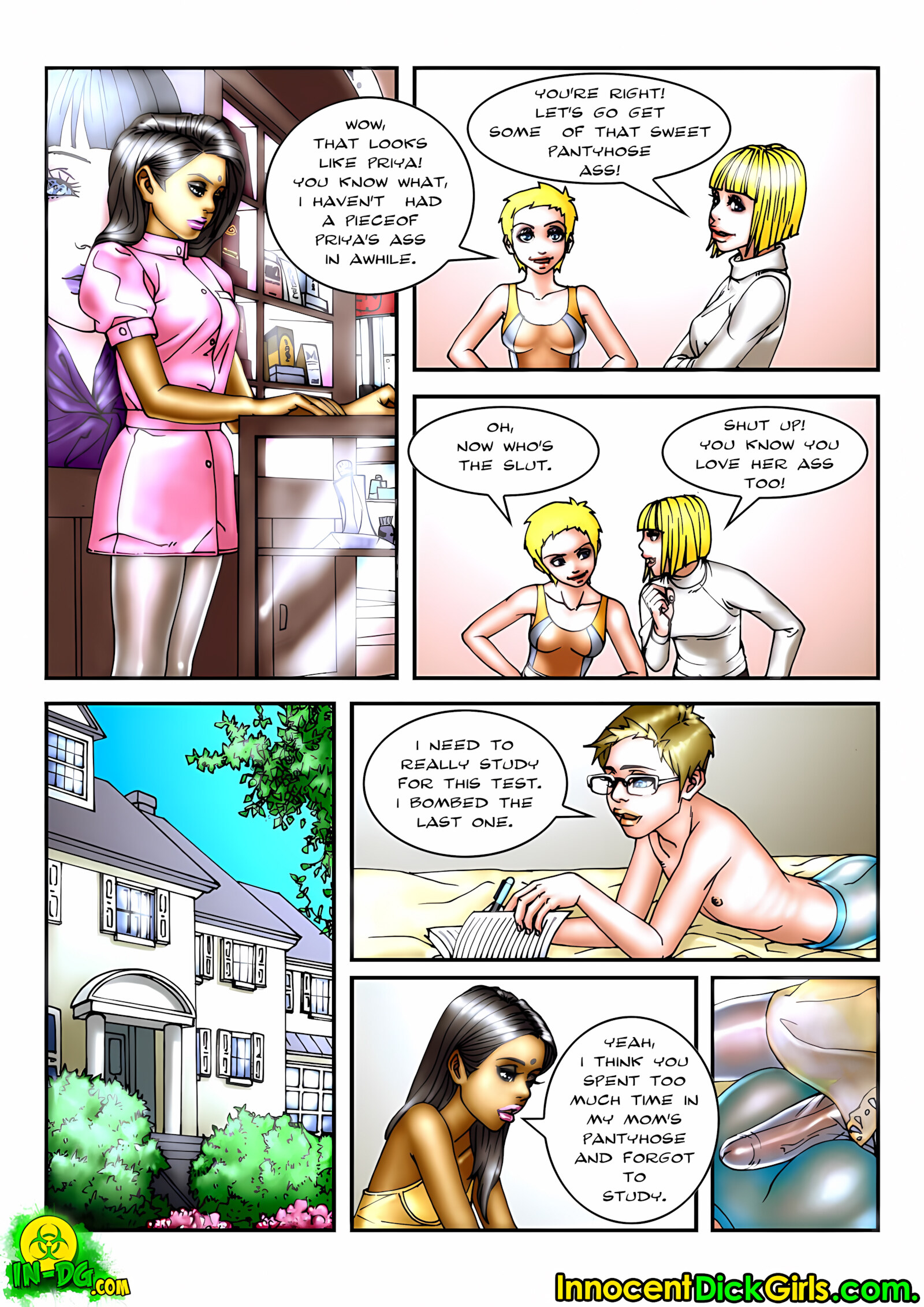 Pantyhose Burglars [InnocentDickGirls], Pantyhose Burglars, page 3 of 15