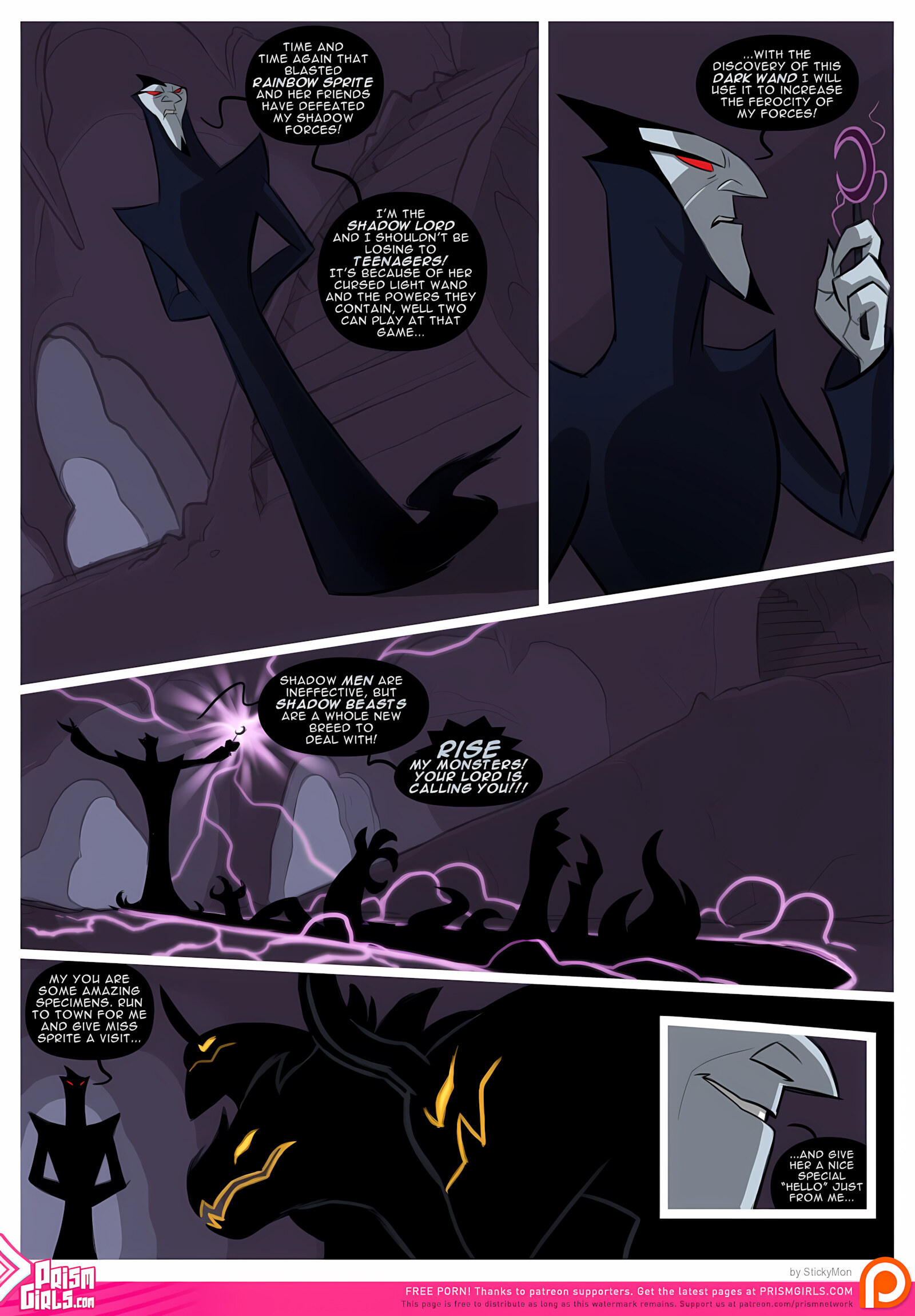Rainbow Sprite- Hunger Of The Shadow Beasts [StickyMon], Rainbow Sprite- Hunger Of The Shadow Beasts (Rainbow Brite) [StickyMon], page 2 of 20
