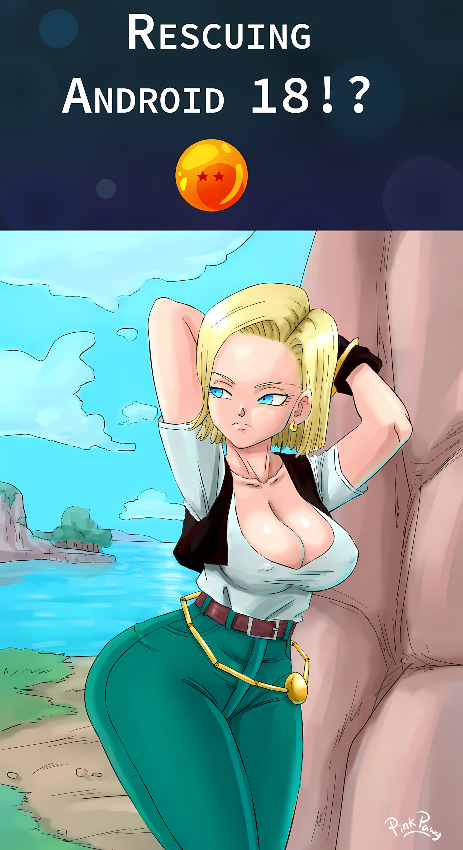 Rescuing Android 18!? – Dragon Ball Z [Pink Pawg], Rescuing Android 18!? - Dragon Ball Z, page 1 of 11