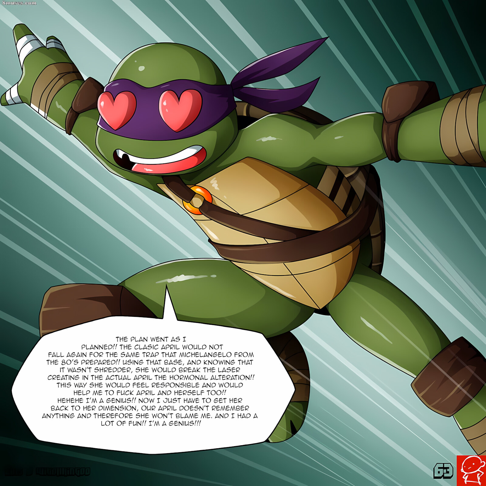 April O’neil – Save The Turtles [Witchking00], April O’neil – Save The Turtles 2, page 63 of 66