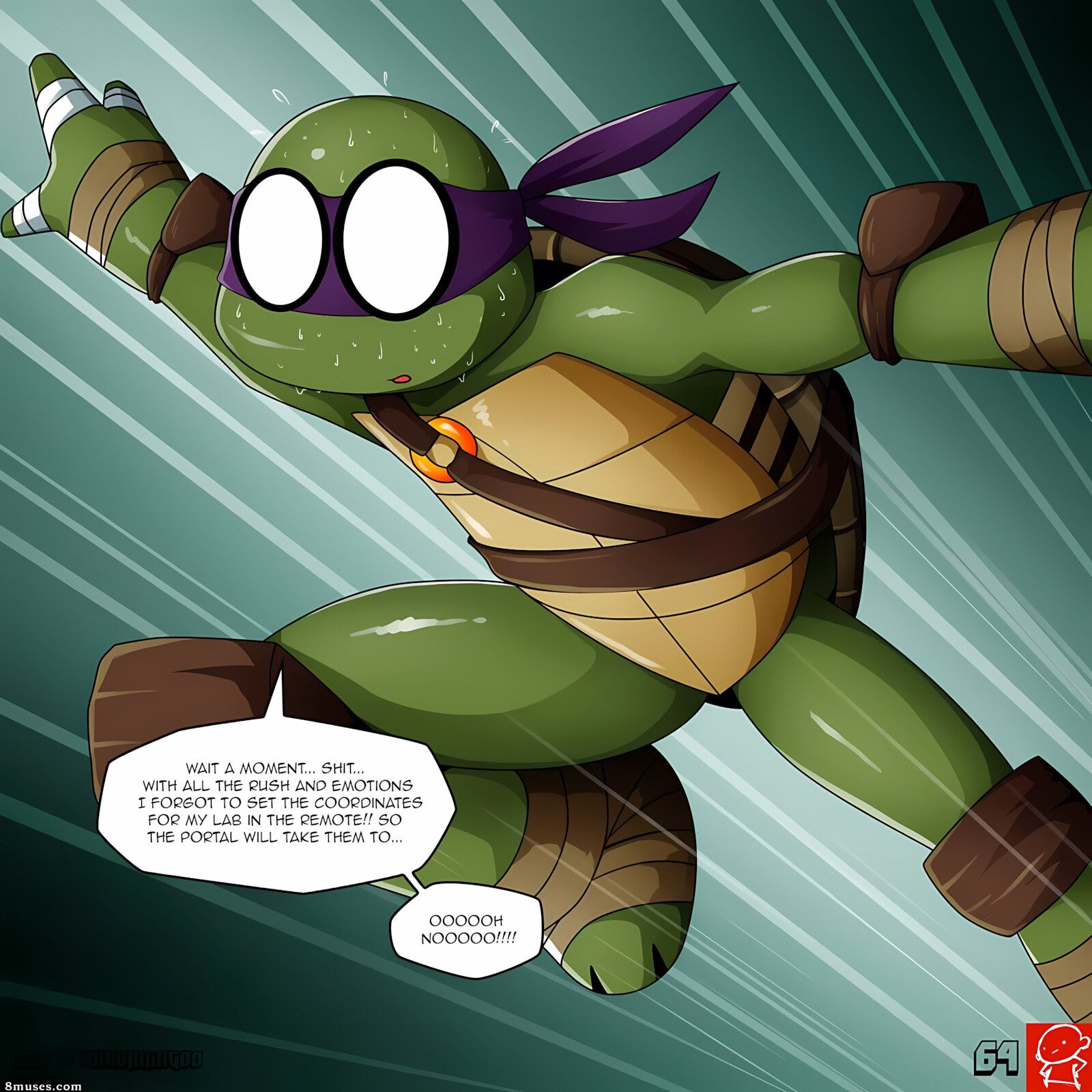 April O’neil – Save The Turtles [Witchking00], April O’neil – Save The Turtles 2, page 64 of 66