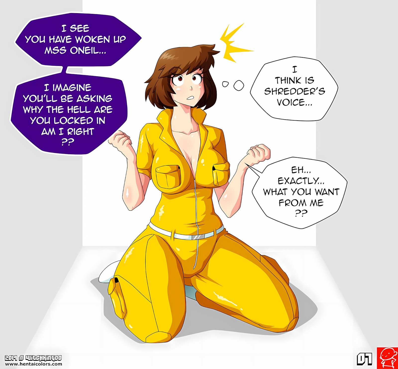 April O’neil – Save The Turtles [Witchking00], April O’neil – Save The Turtles 1, page 8 of 71