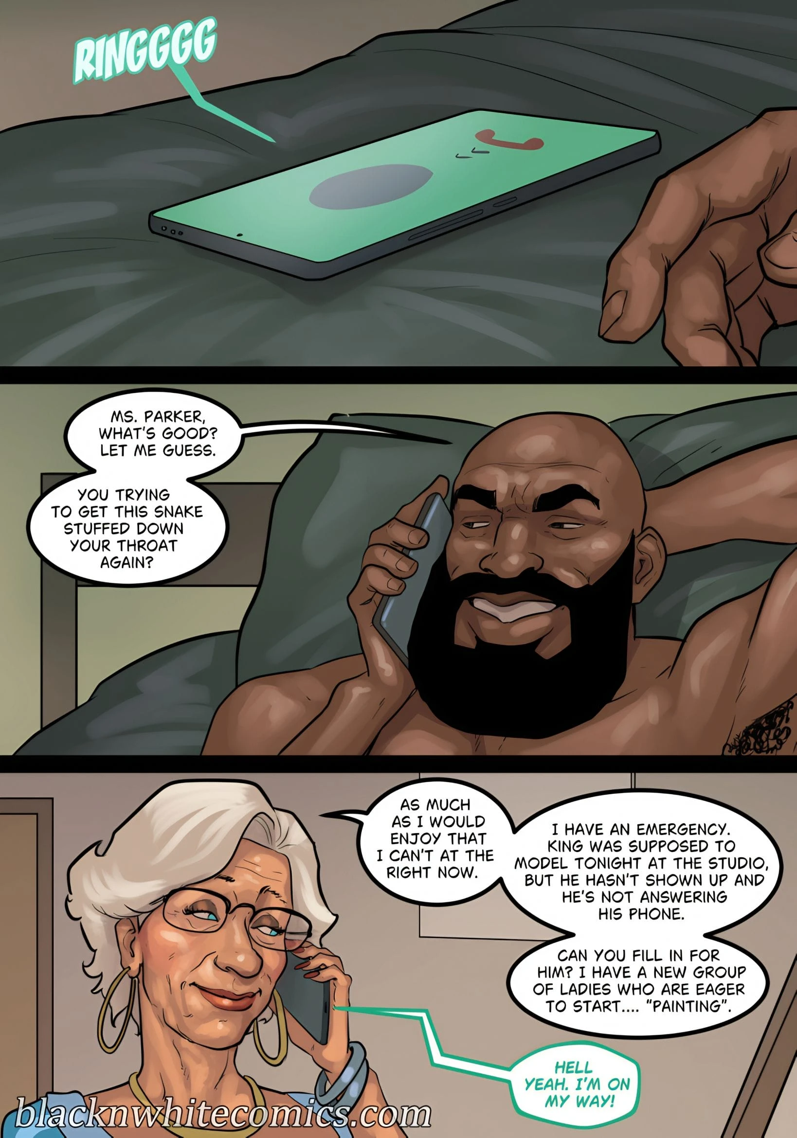 Art Class [BlackNWhiteComics], Art Class Part 3, page 3 of 64