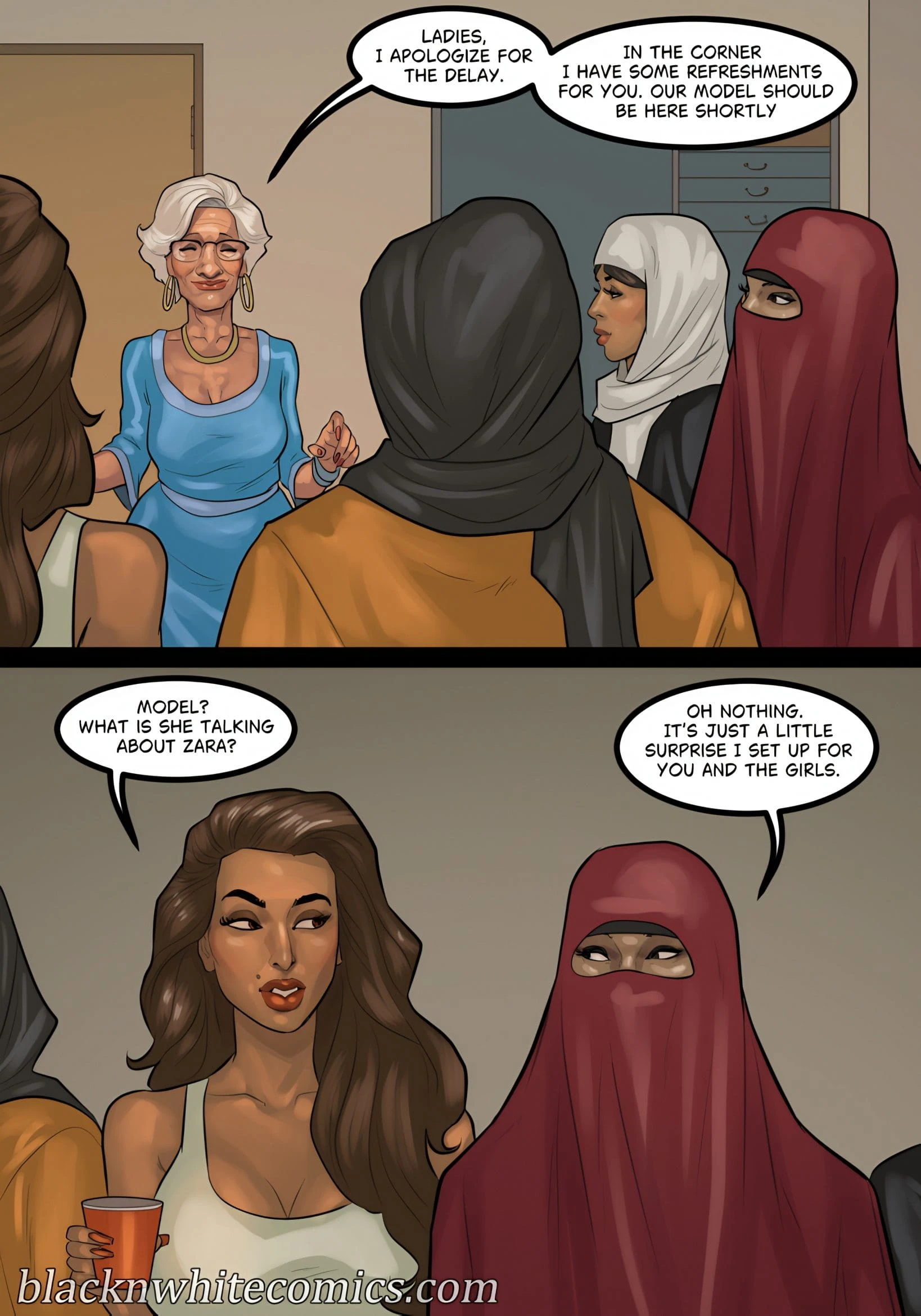 Art Class [BlackNWhiteComics], Art Class Part 3, page 4 of 64