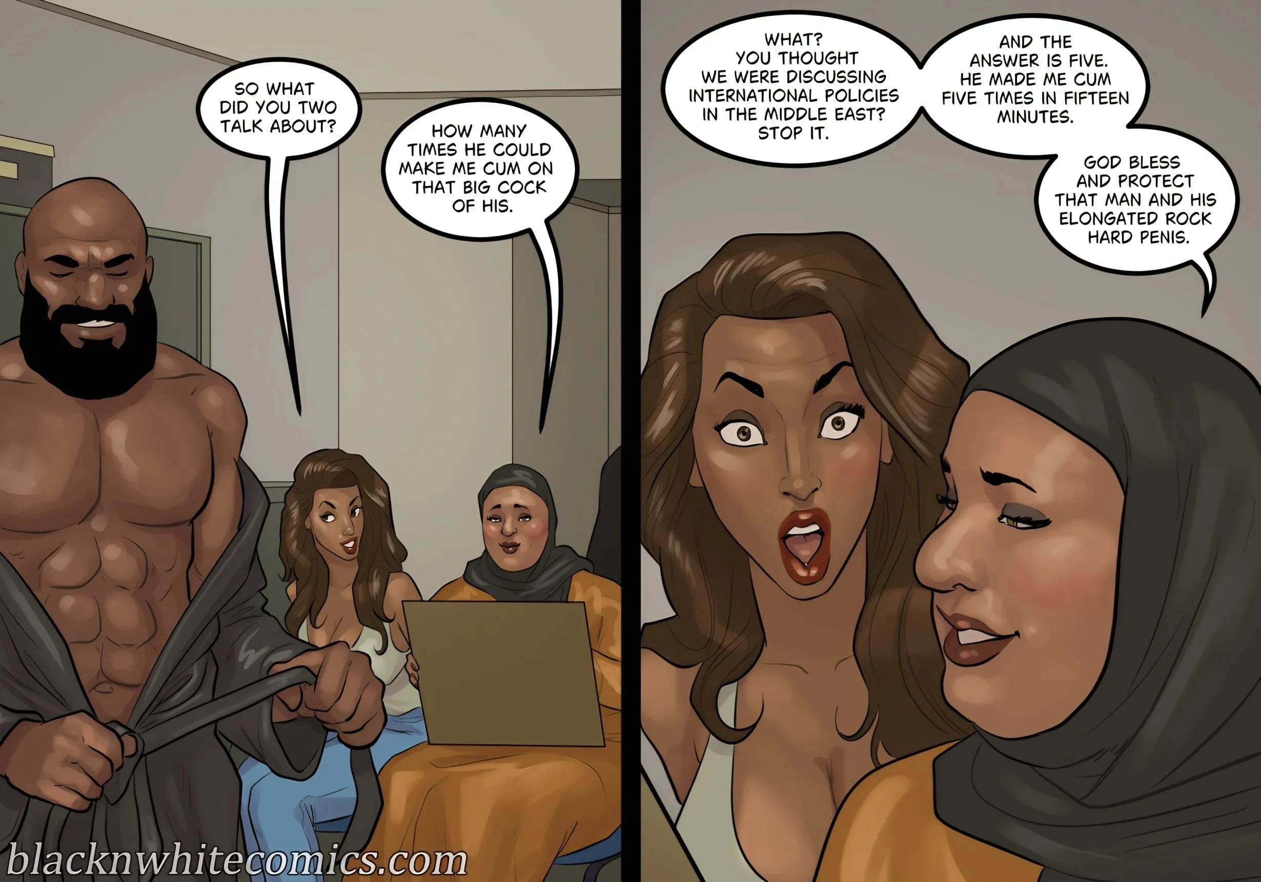 Art Class [BlackNWhiteComics], Art Class Part 3, page 47 of 64