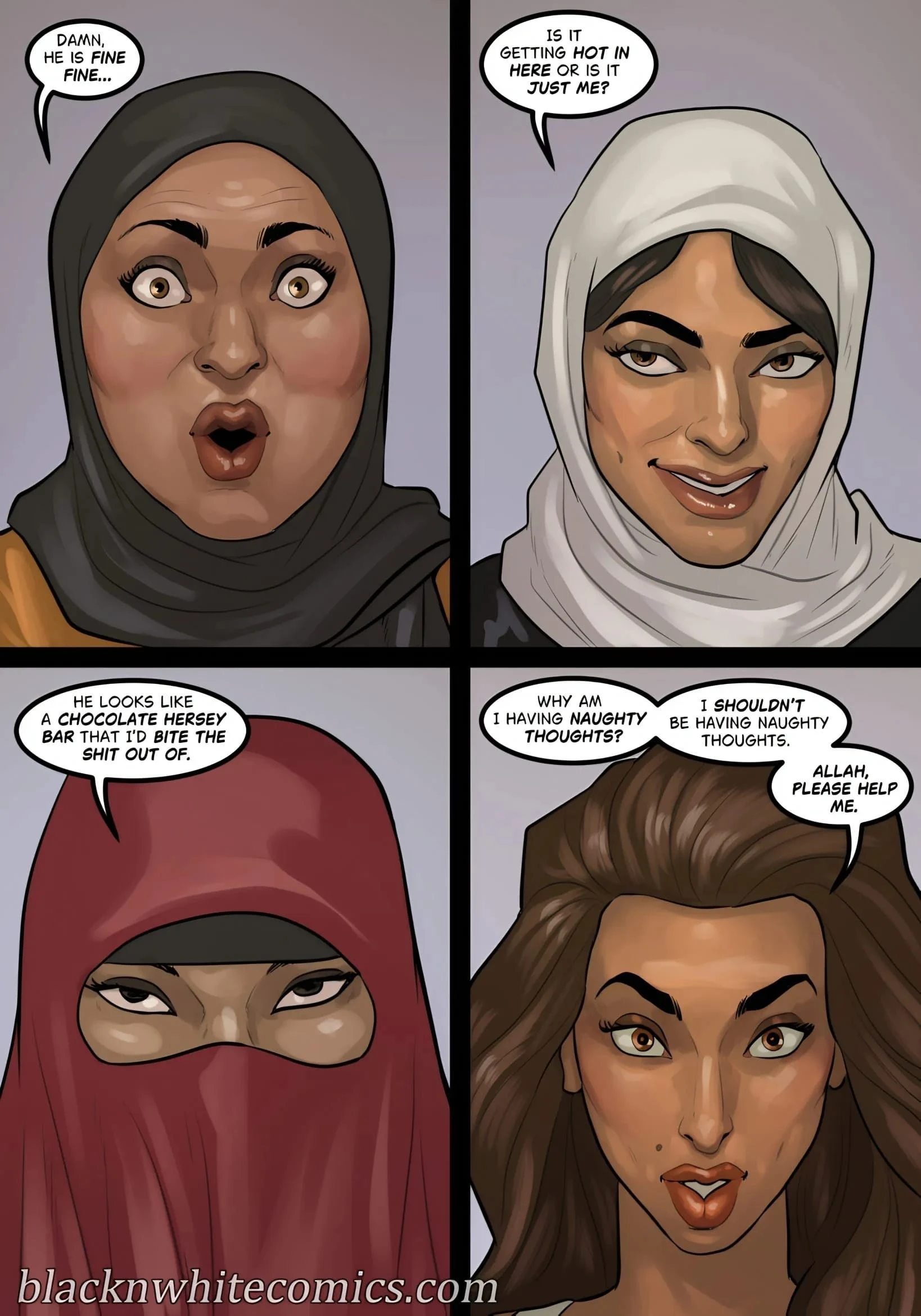 Art Class [BlackNWhiteComics], Art Class Part 3, page 6 of 64