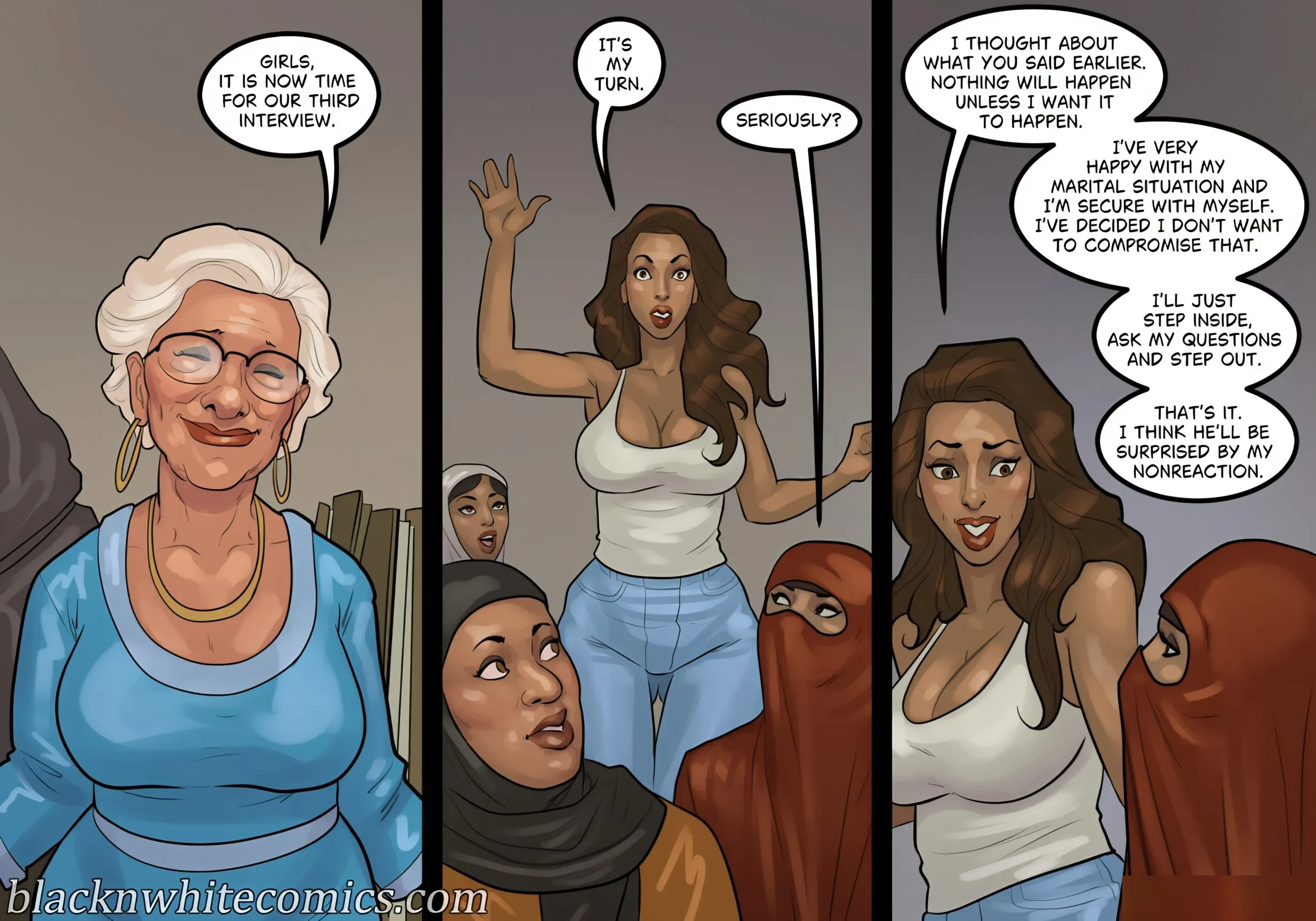 Art Class [BlackNWhiteComics], Art Class Part 3, page 51 of 64