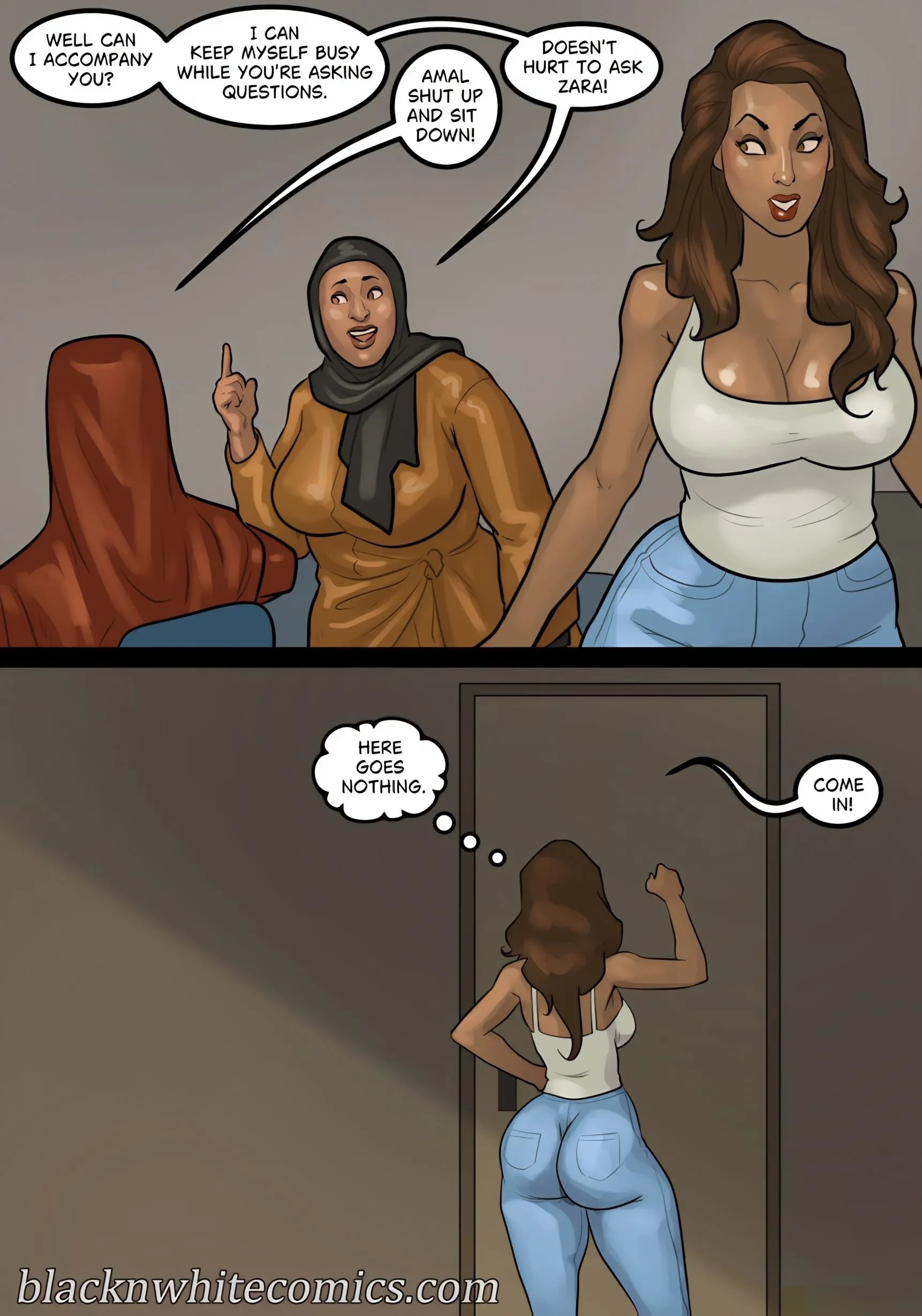 Art Class [BlackNWhiteComics], Art Class Part 3, page 52 of 64