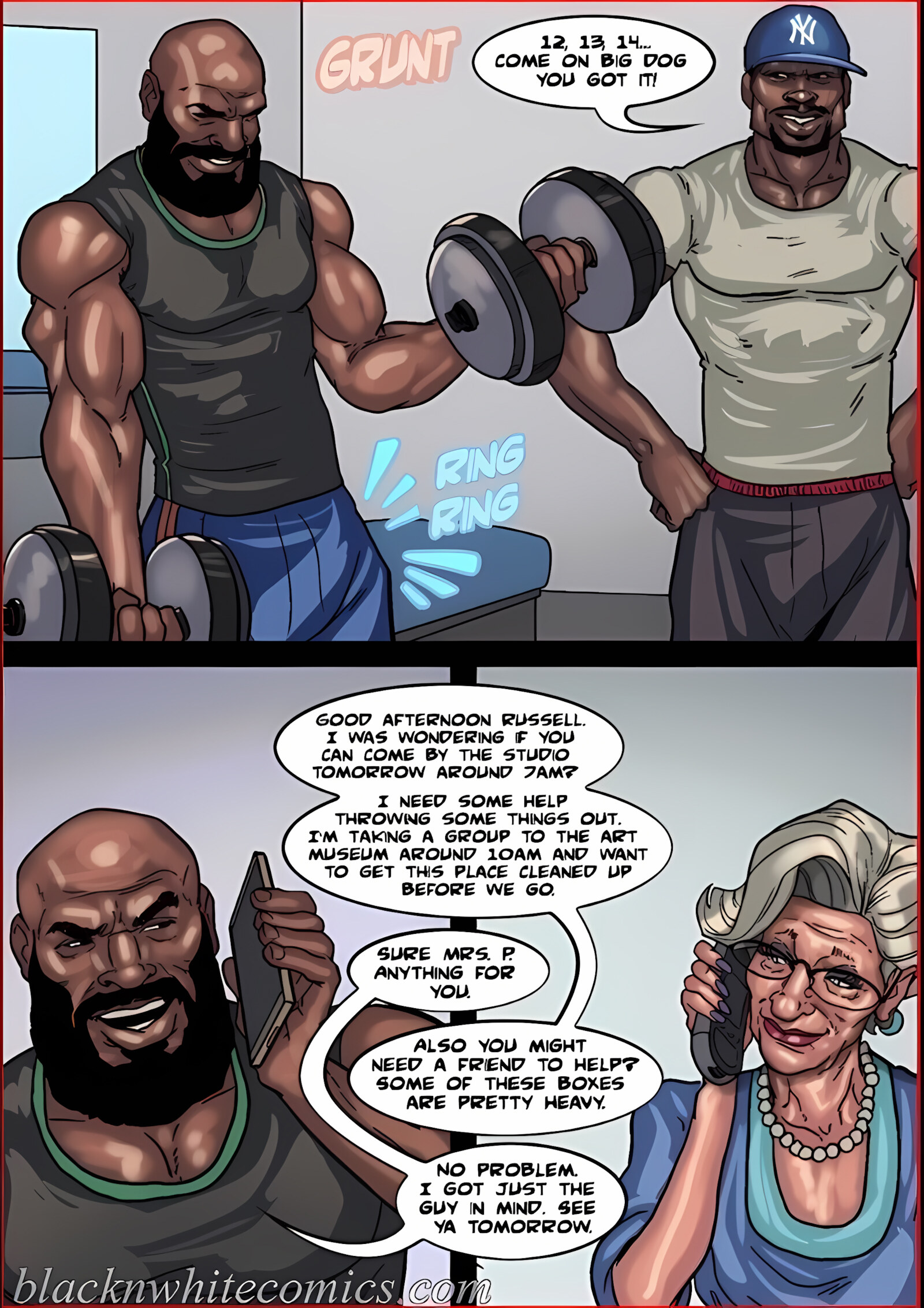 Art Class [BlackNWhiteComics], Art Class Part 2, page 2 of 171
