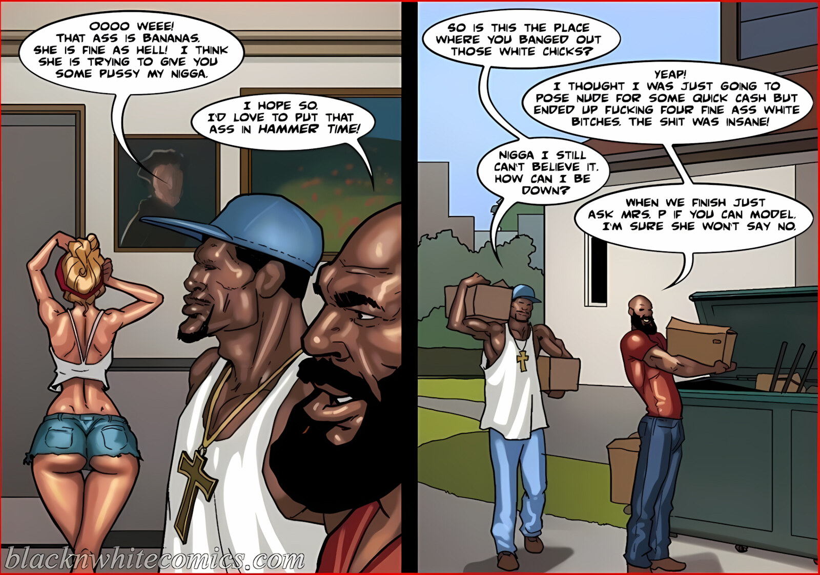 Art Class [BlackNWhiteComics], Art Class Part 2, page 6 of 171