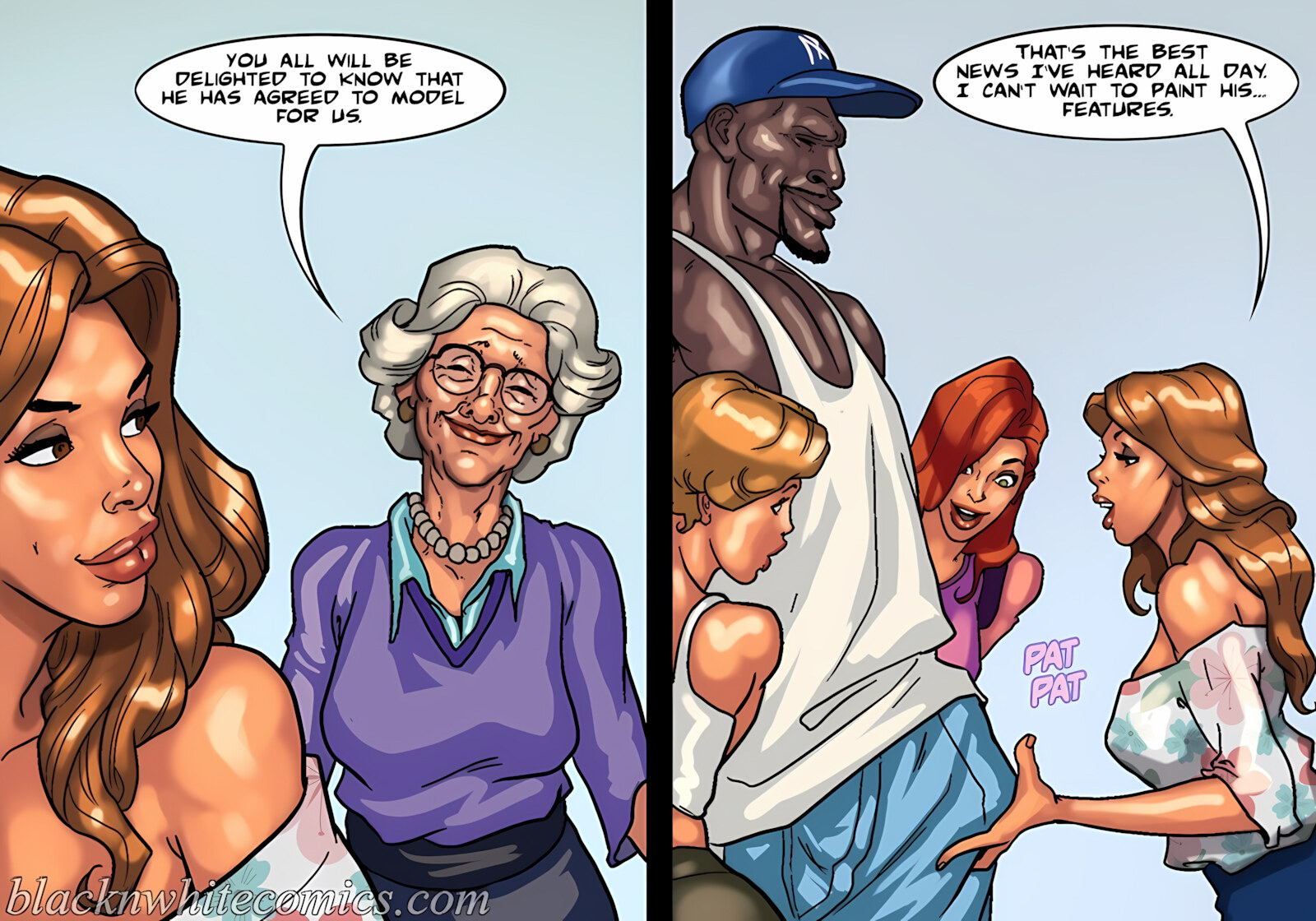 Art Class [BlackNWhiteComics], Art Class Part 2, page 71 of 171
