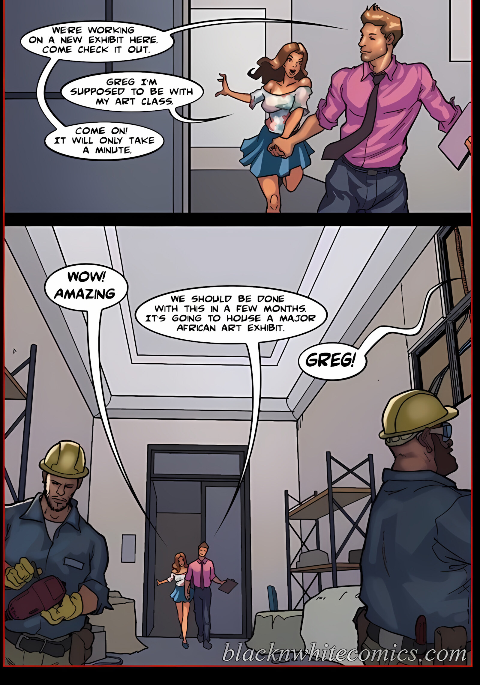 Art Class [BlackNWhiteComics], Art Class Part 2, page 82 of 171