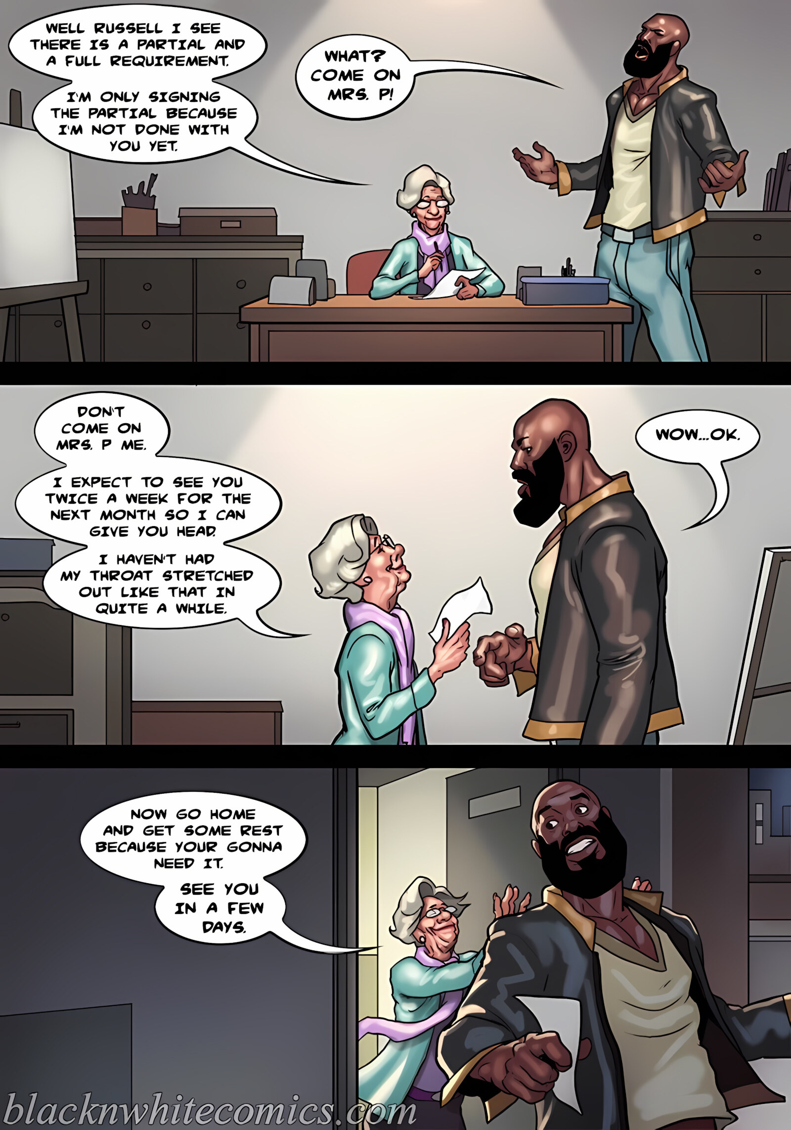 Art Class [BlackNWhiteComics], Art Class Part 1, page 110 of 113