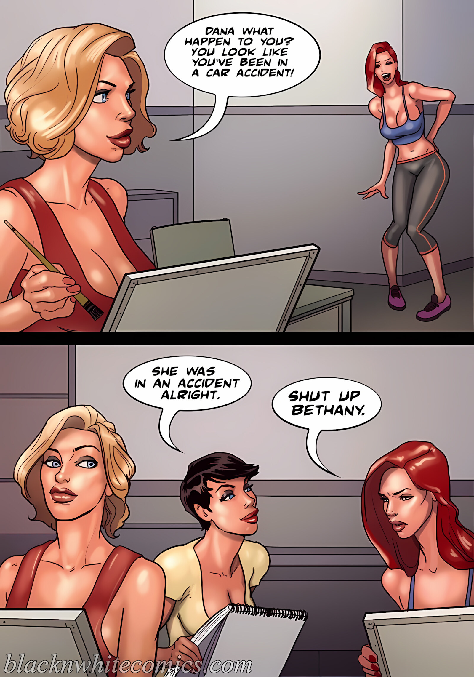 Art Class [BlackNWhiteComics], Art Class Part 1, page 39 of 113