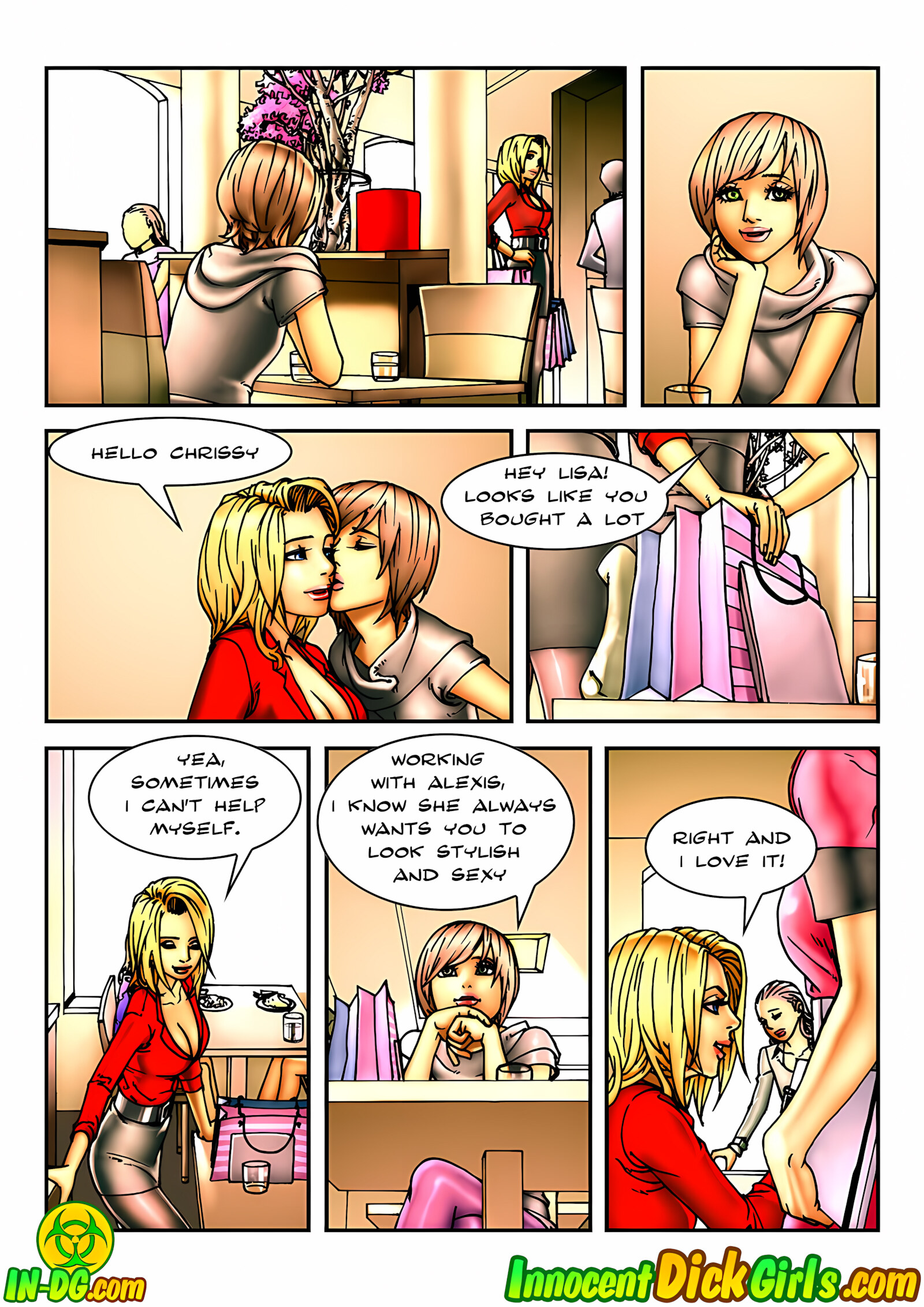 Shopping And Dinner [InnocentDickGirls], Shopping And Dinner, page 3 of 15