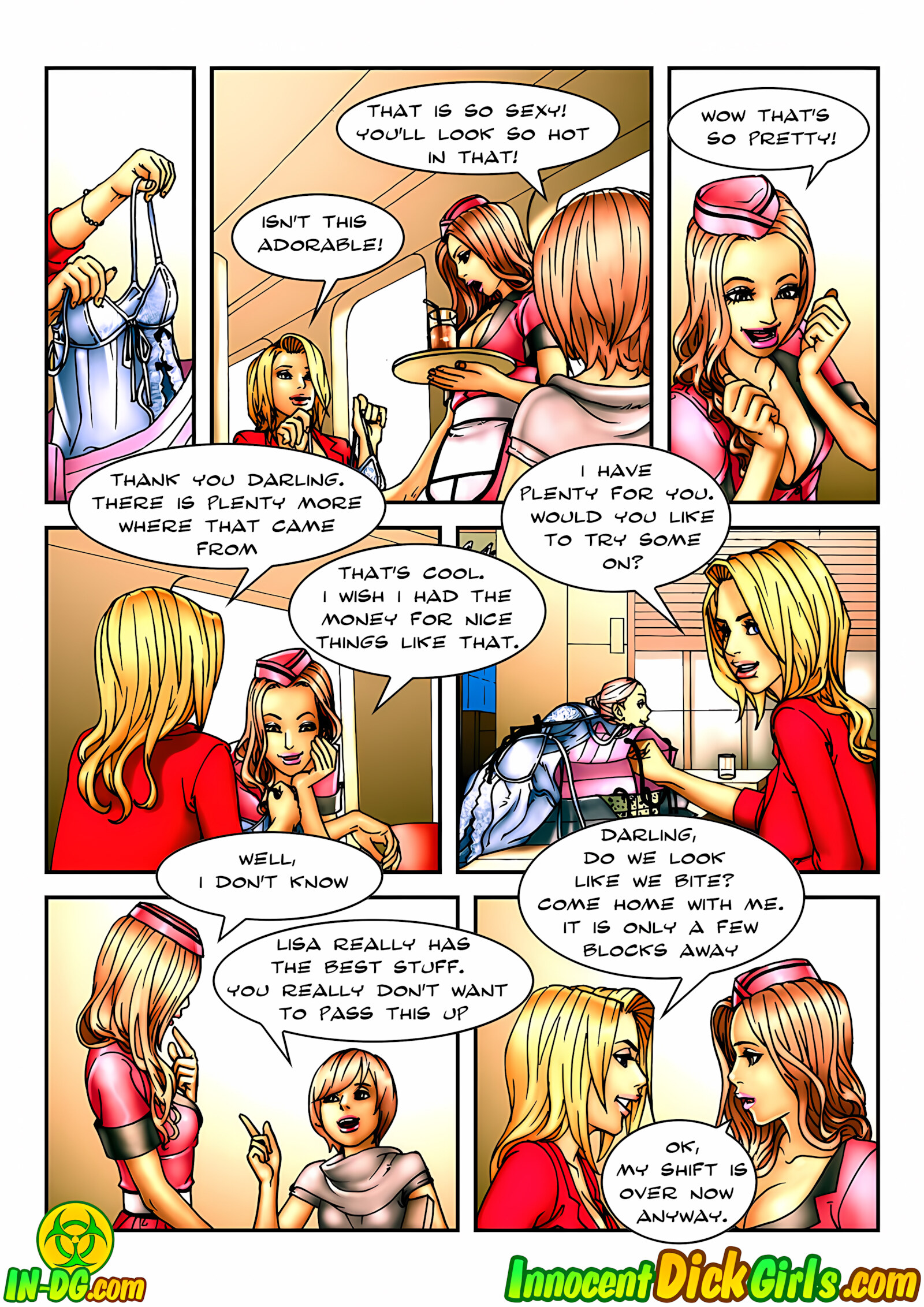 Shopping And Dinner [InnocentDickGirls], Shopping And Dinner, page 6 of 15