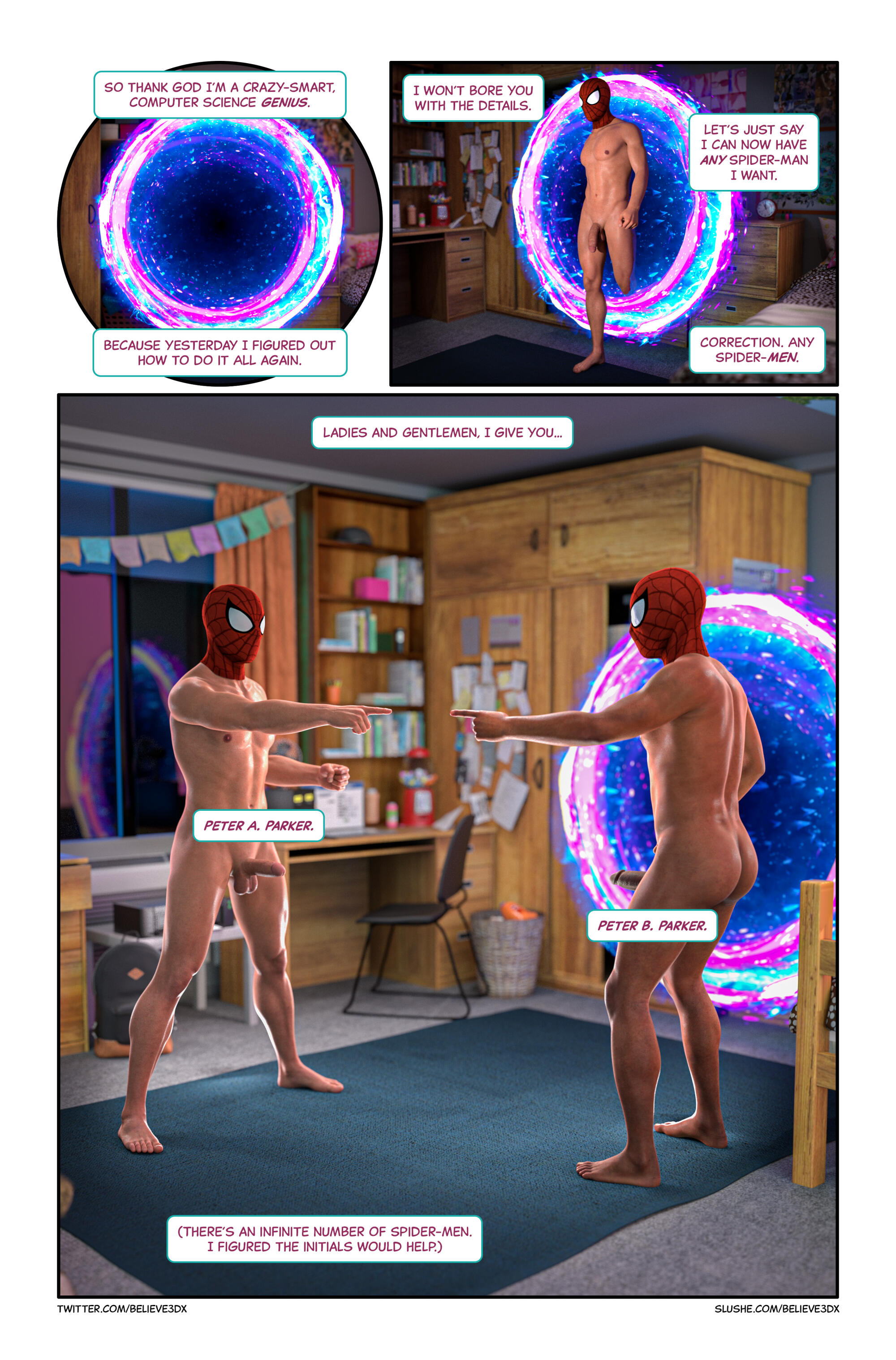 Spider-Gwen Entered by the Spider-Verse [Believe3DX], Spider-Gwen Entered by the Spider-Verse, page 3 of 9