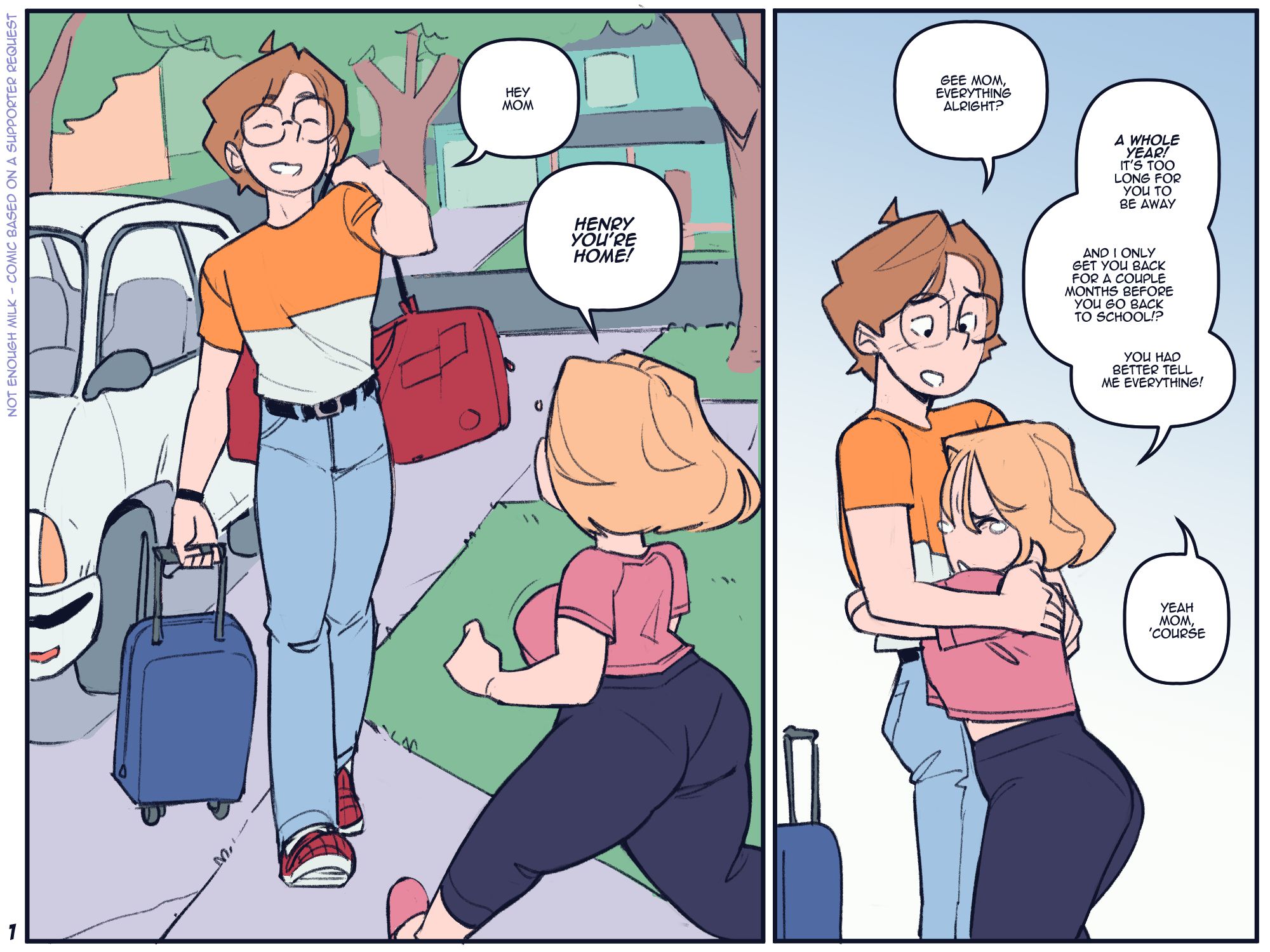 Summer Ache [NotEnoughMilk], Summer Ache, page 1 of 17