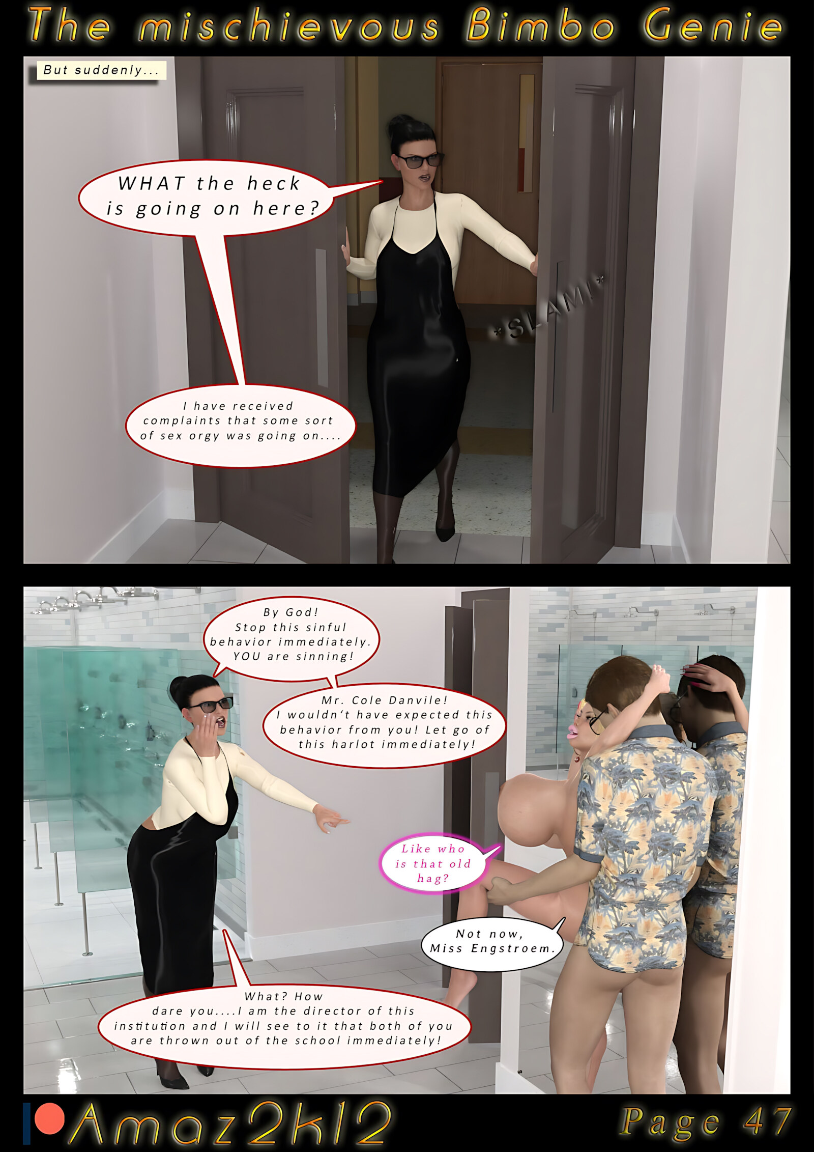 The Mischievous Bimbo Genie [Amazeroth], The Mischievous Bimbo Genie, page 48 of 49