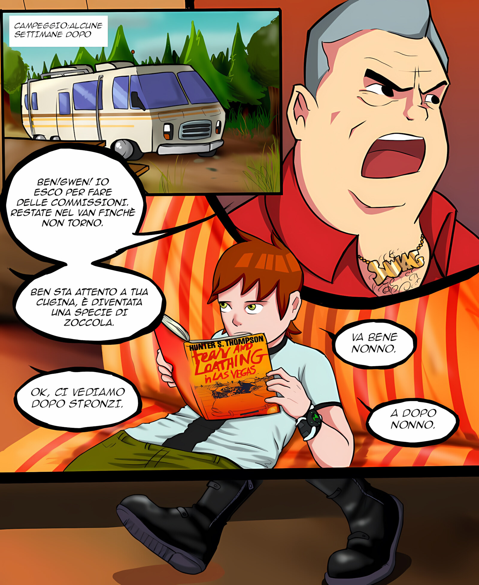 Bad Grandpa – Ben 10 [Mrpenning], Bad Grandpa 2 (Italian), page 1 of 10