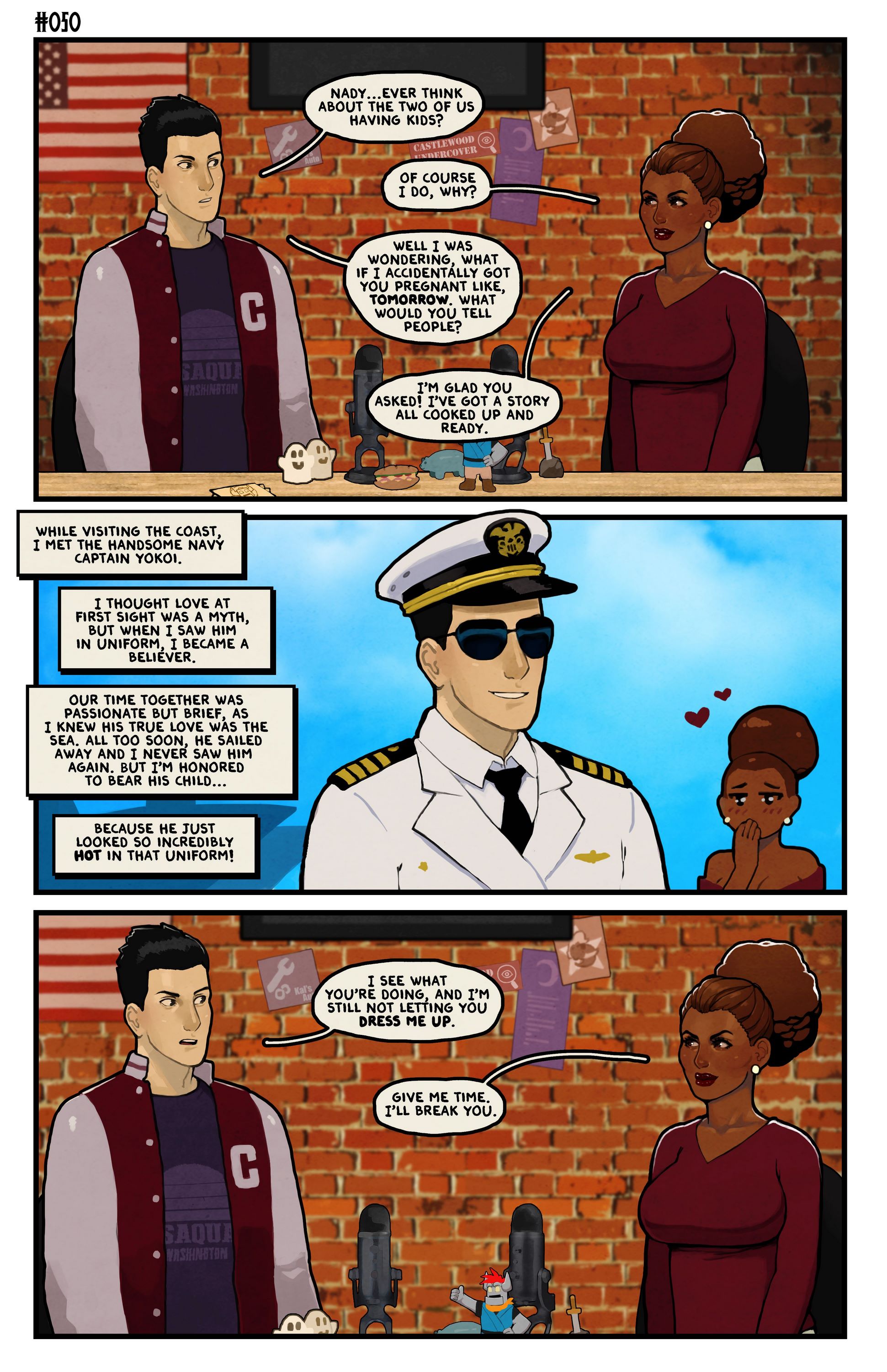 This Romantic World [Reinbach], 0. This Romantic World - Strips, page 50 of 57