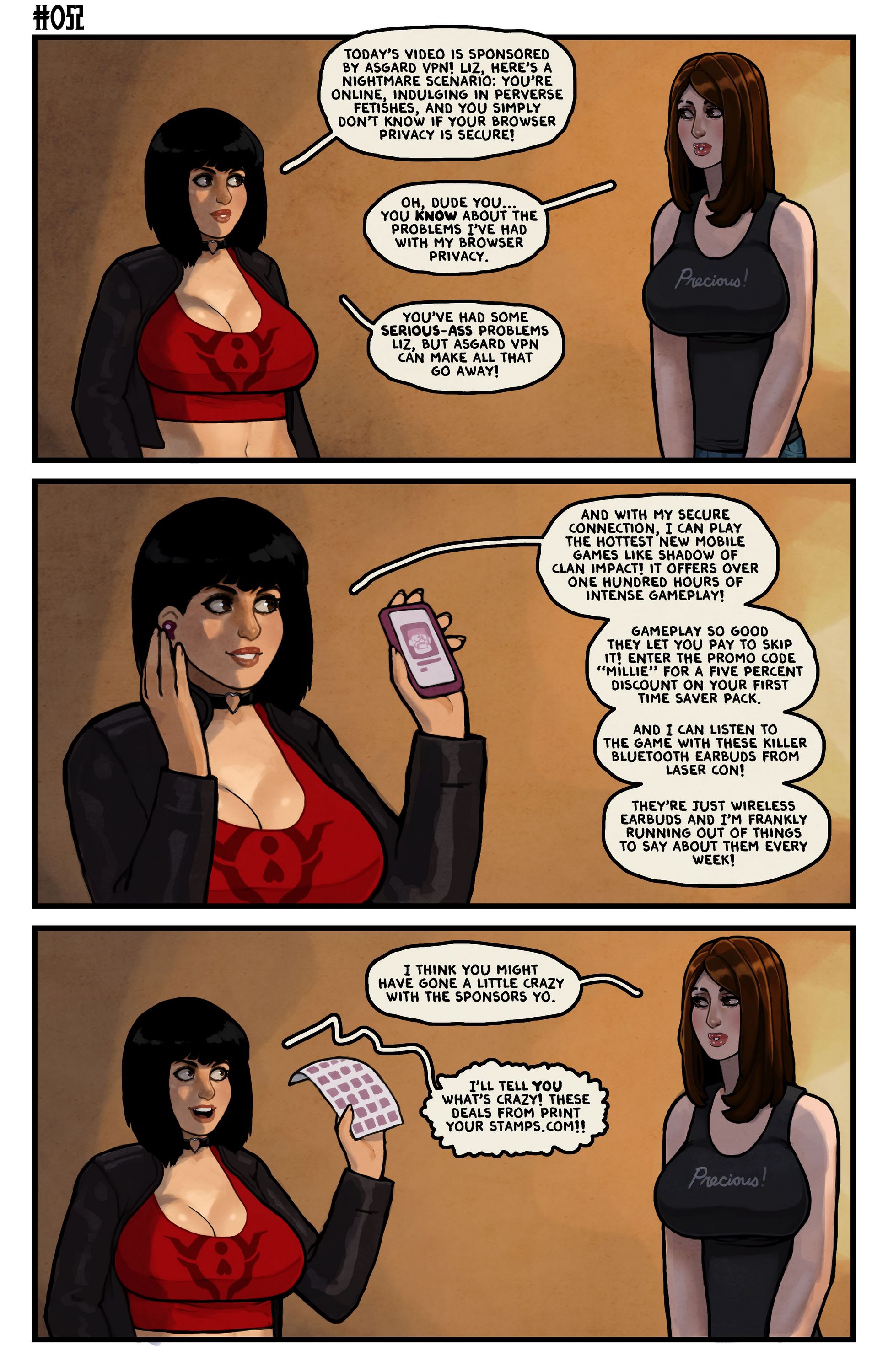 This Romantic World [Reinbach], 0. This Romantic World - Strips, page 52 of 57