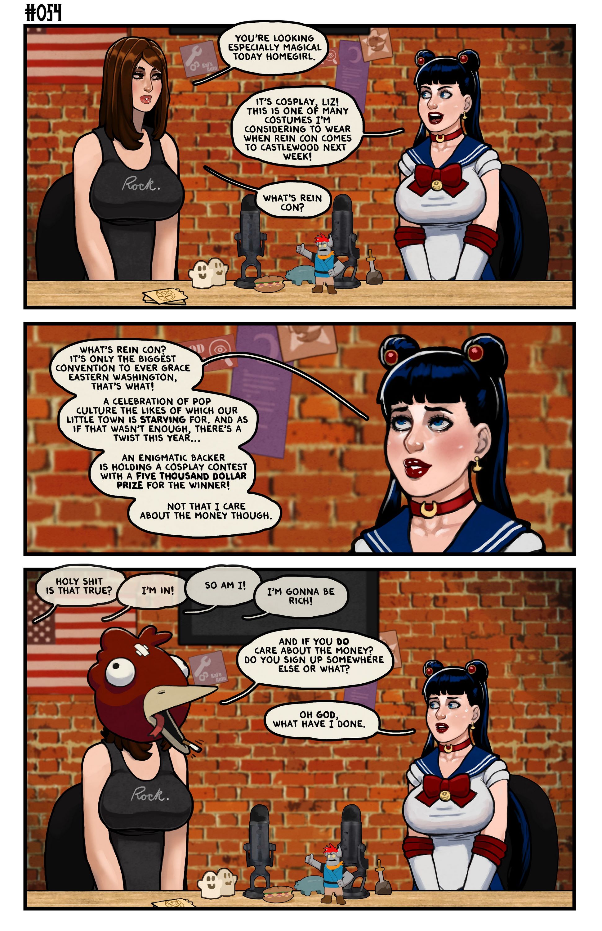 This Romantic World [Reinbach], 0. This Romantic World - Strips, page 54 of 57
