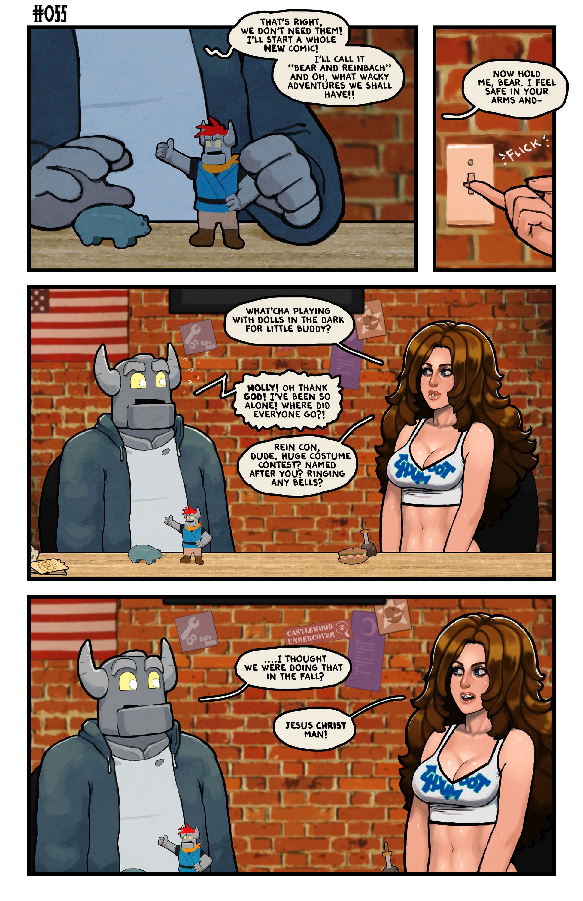 This Romantic World [Reinbach], 0. This Romantic World - Strips, page 55 of 57