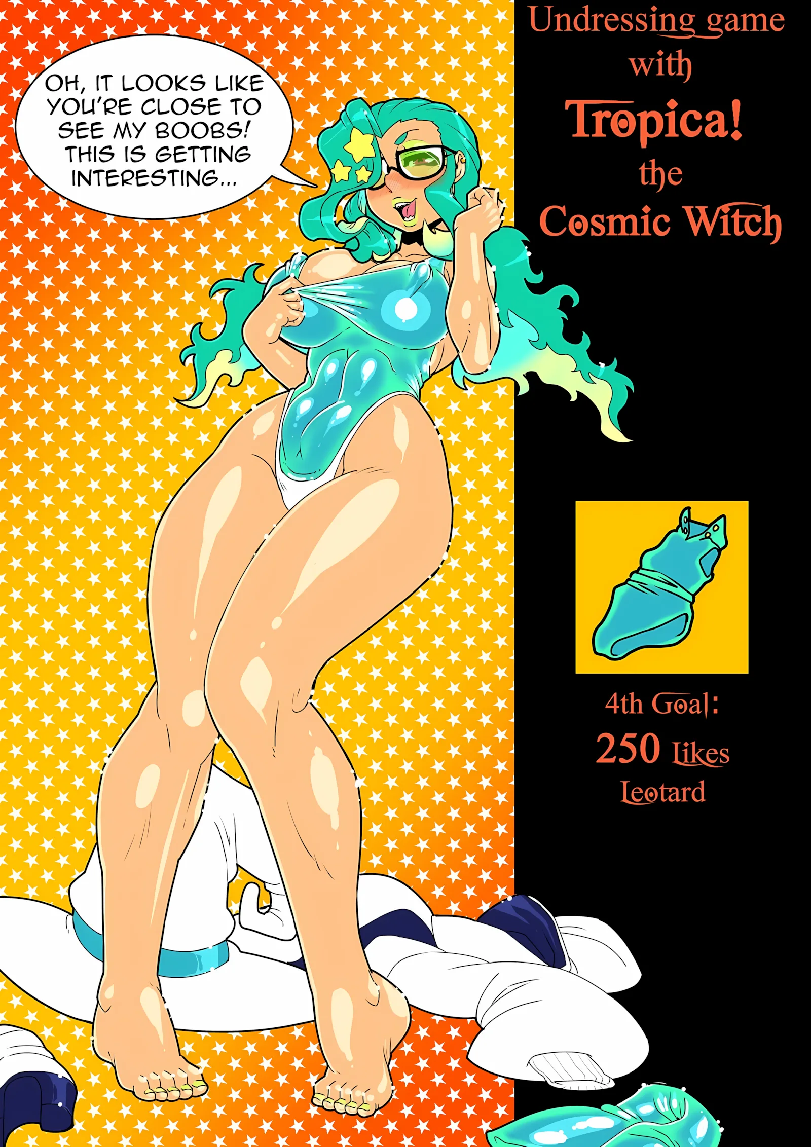 Undressing Game with Tropica the Cosmic Witch [MAD-Project], Undressing Game with Tropica the Cosmic Witch, page 4 of 12