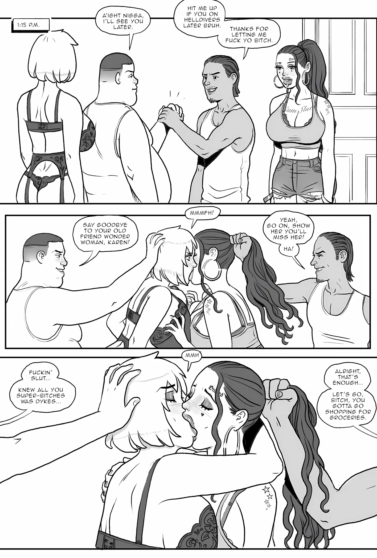 Bang My Bully – Power Girl x Wonder woman, Bang My Bully, page 11 of 47