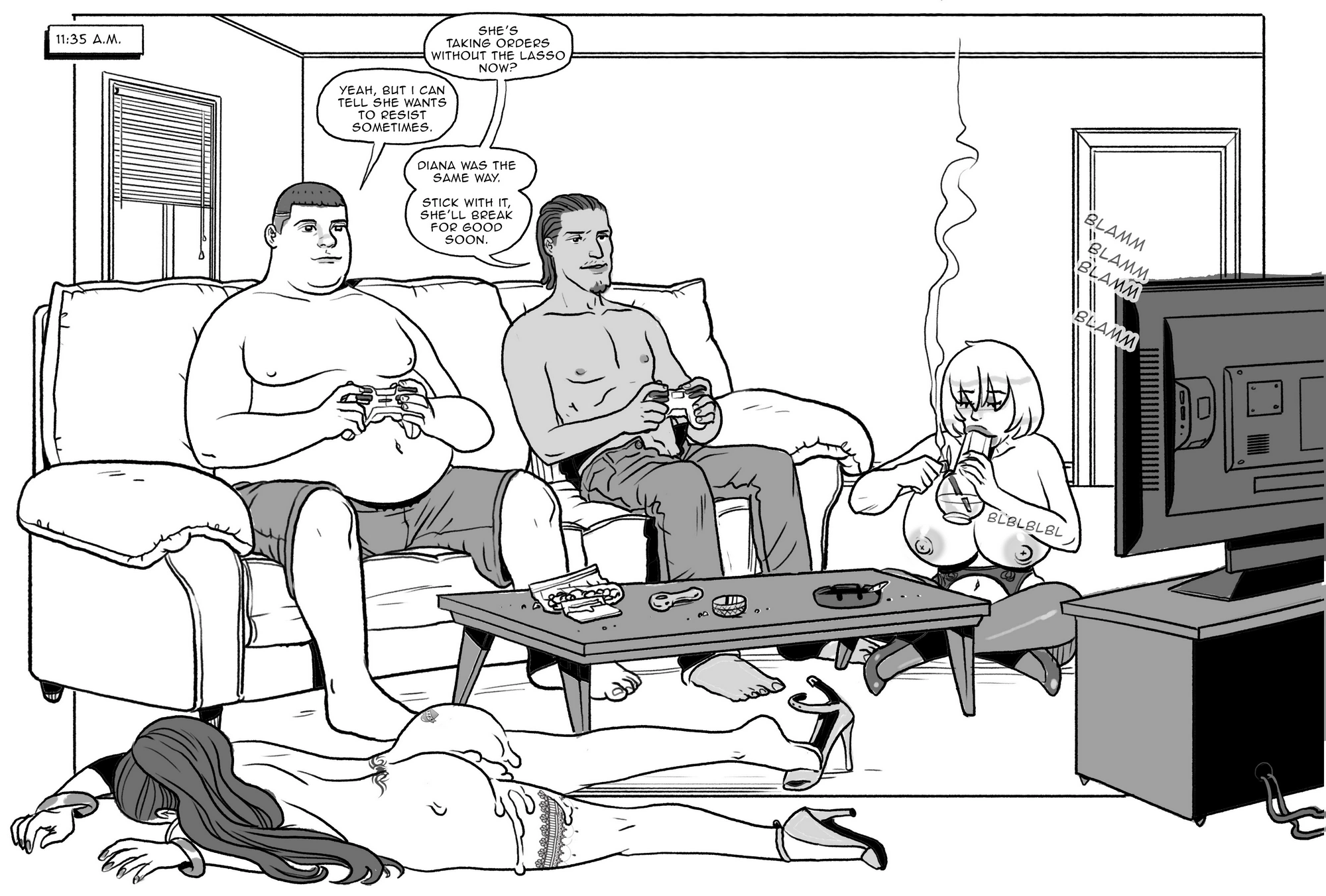Bang My Bully – Power Girl x Wonder woman, Bang My Bully, page 10 of 47