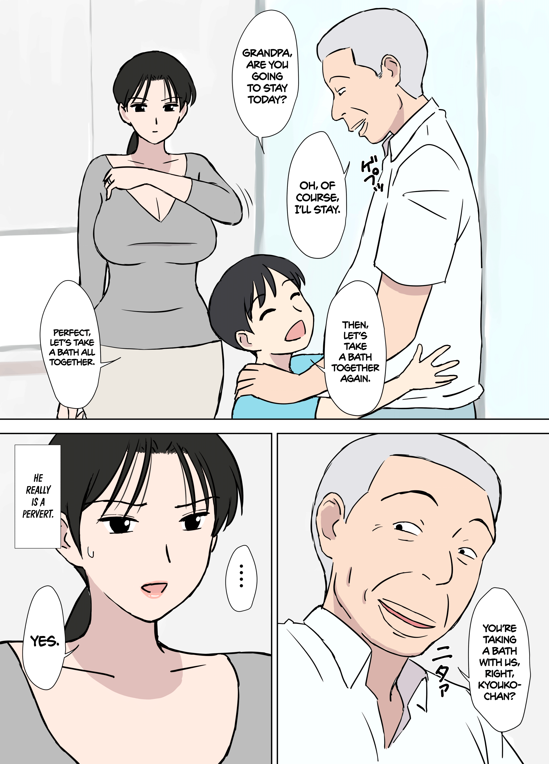 The Perverted Old Man and Kyouko-san [Urakan], The Perverted Old Man and Kyouko-san, page 14 of 38