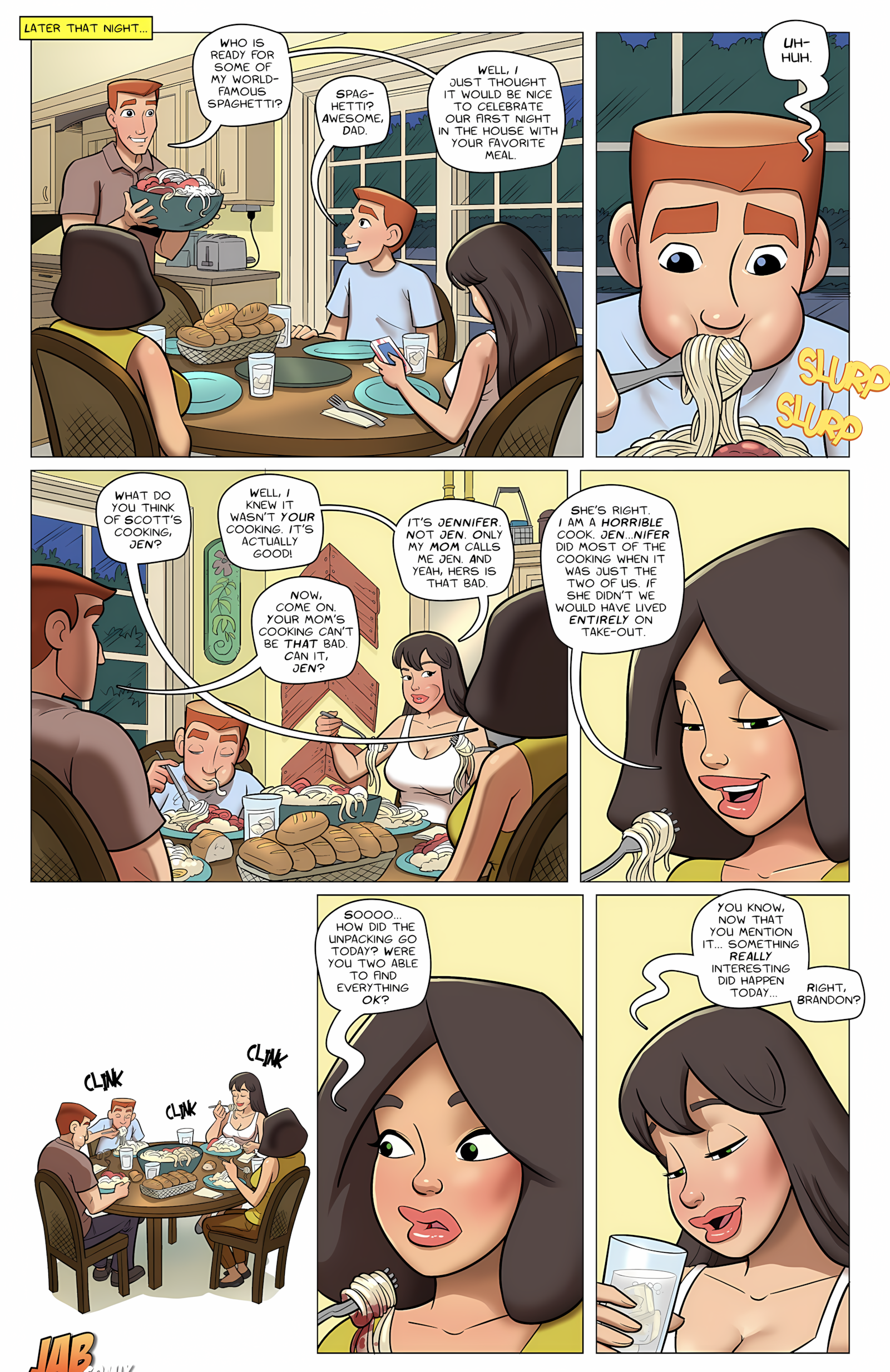 Watching My Step [JabComix], Watching My Step 1, page 7 of 24