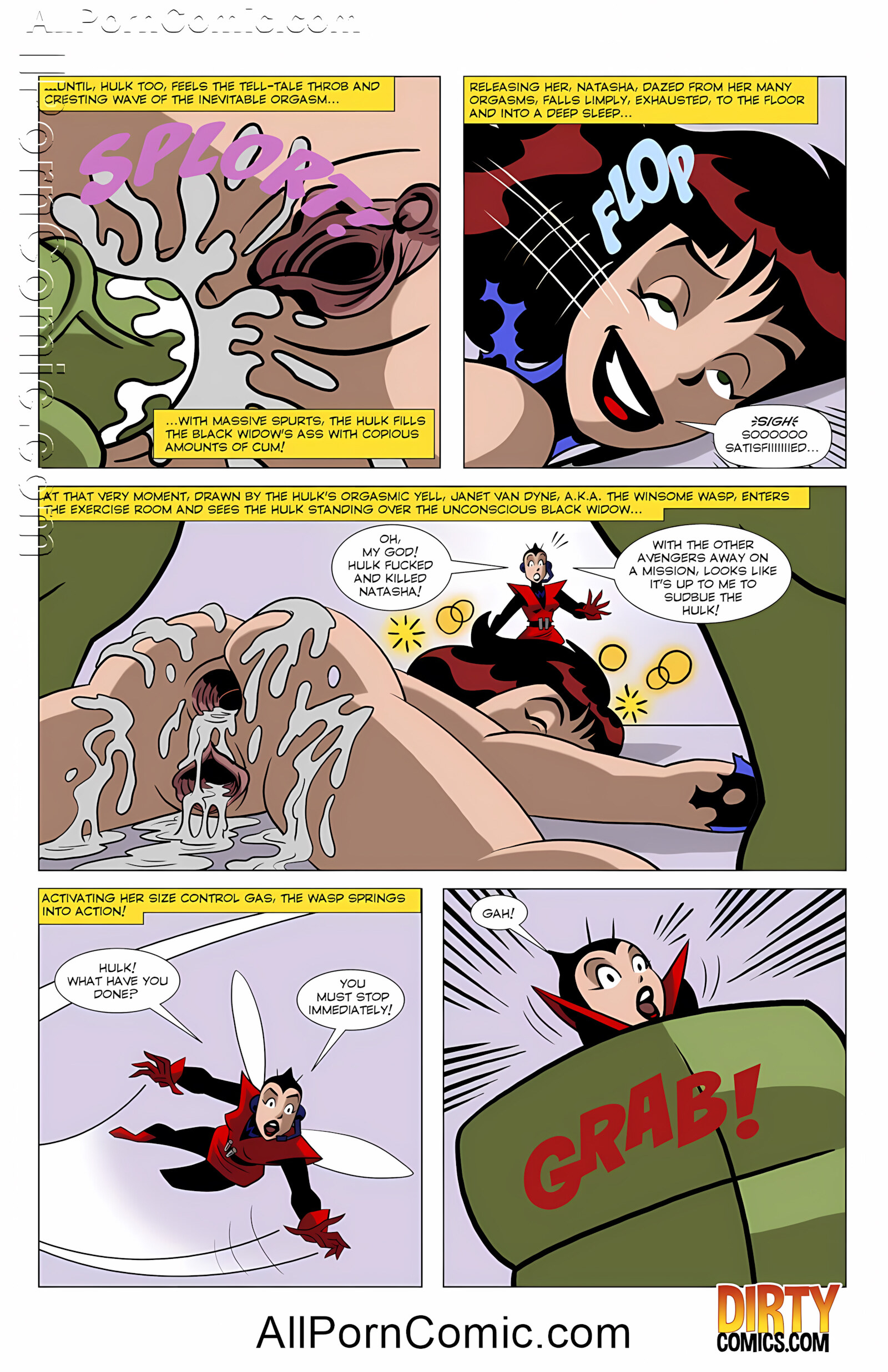 XXX Avengers [Dirty Comics], XXX Avengers 1, page 10 of 11