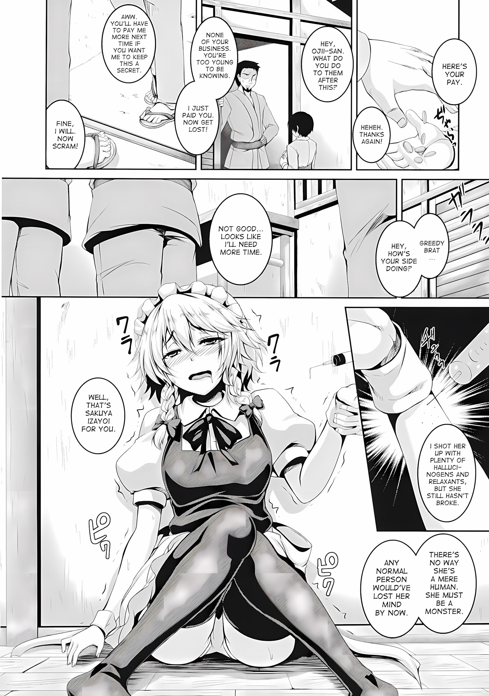 Breaking Izayoi Sakuya Into A Sex-Slave [Kazuhiro], Breaking Izayoi Sakuya Into A Sex-Slave, page 3 of 30