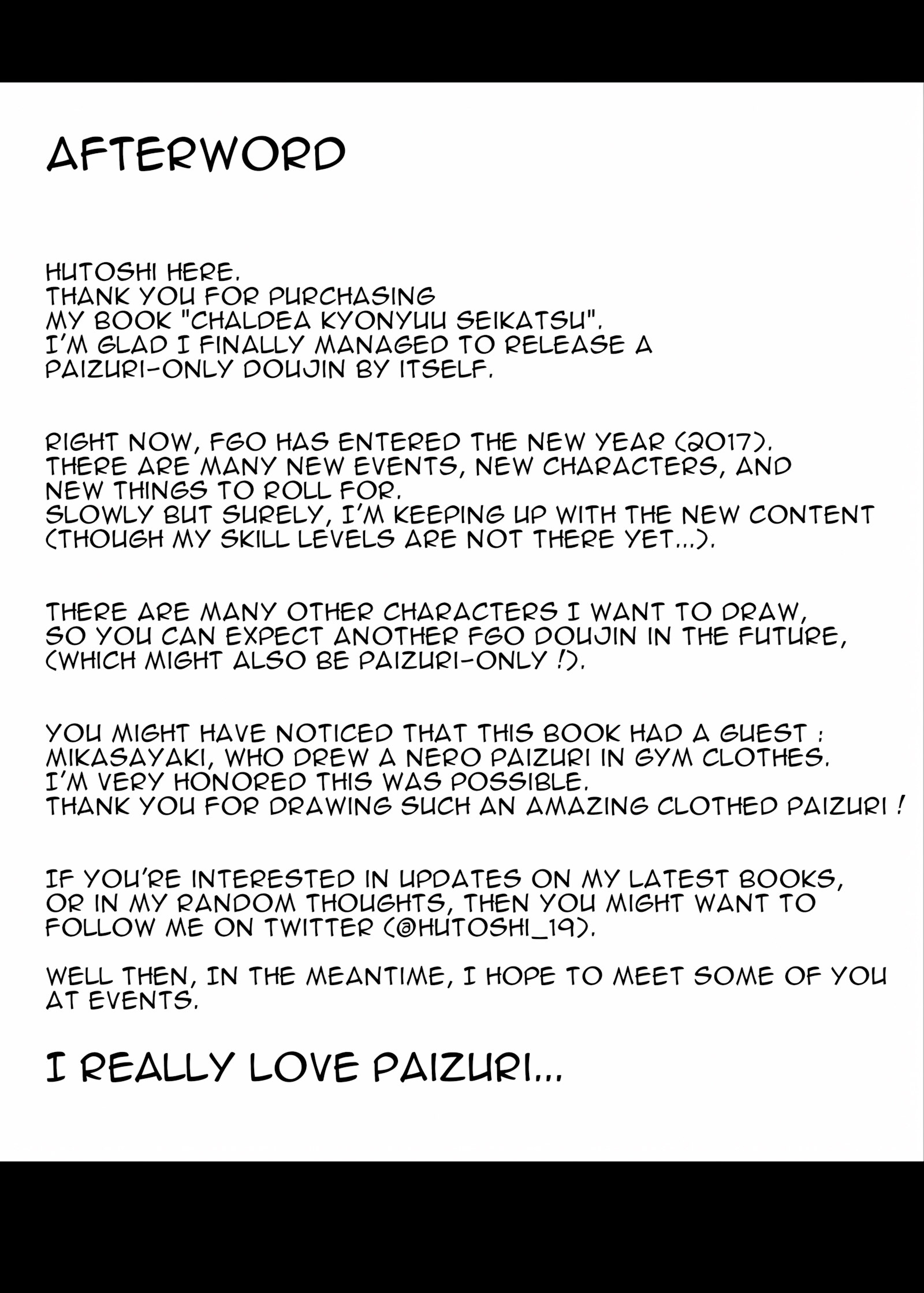 Chaldea Big Breasted Lifestyle [Hutoshi], Chaldea Big Breasted Lifestyle, page 20 of 21