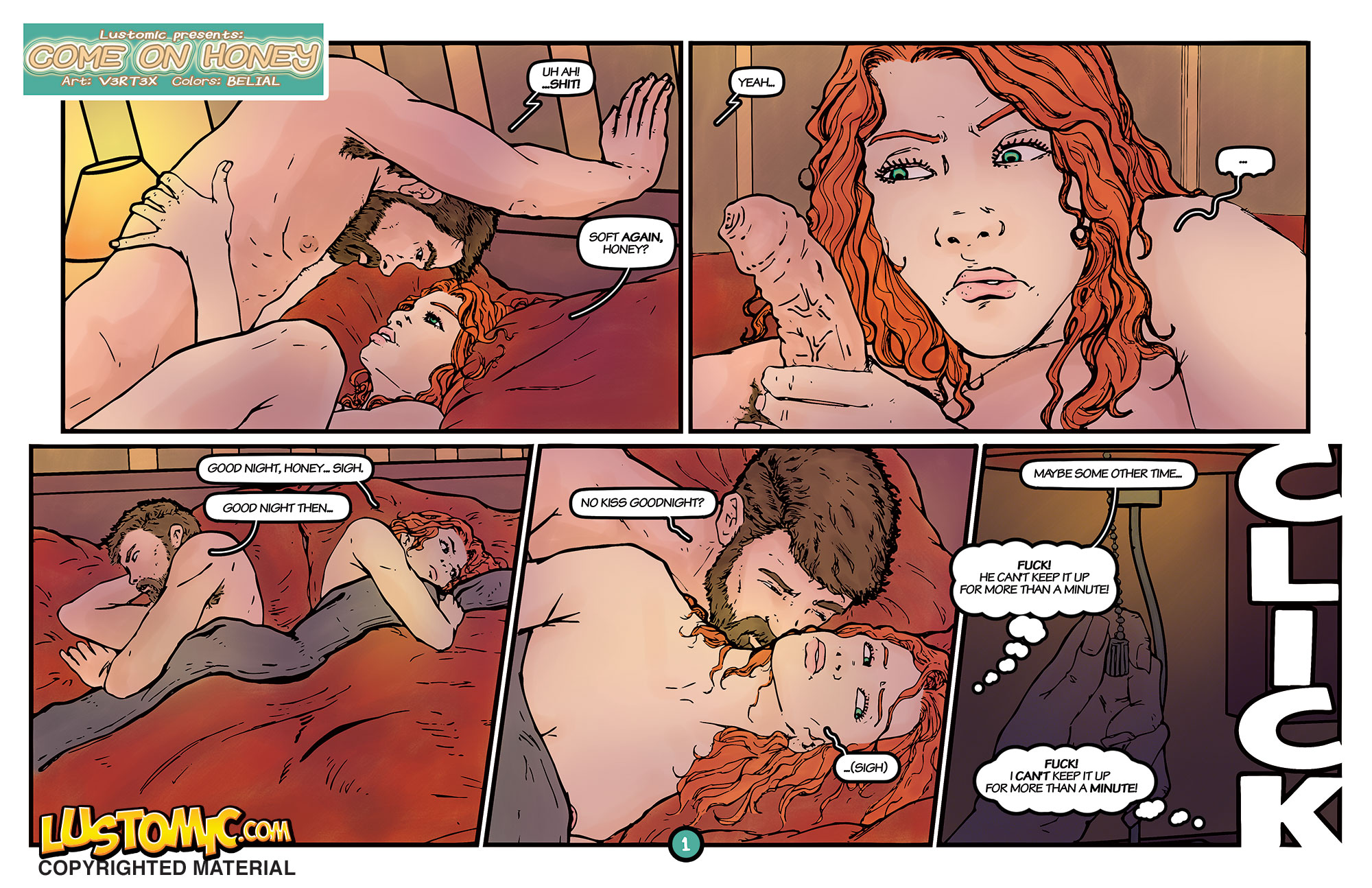 Come On Honey [Lustomic], Come On Honey, page 1 of 22