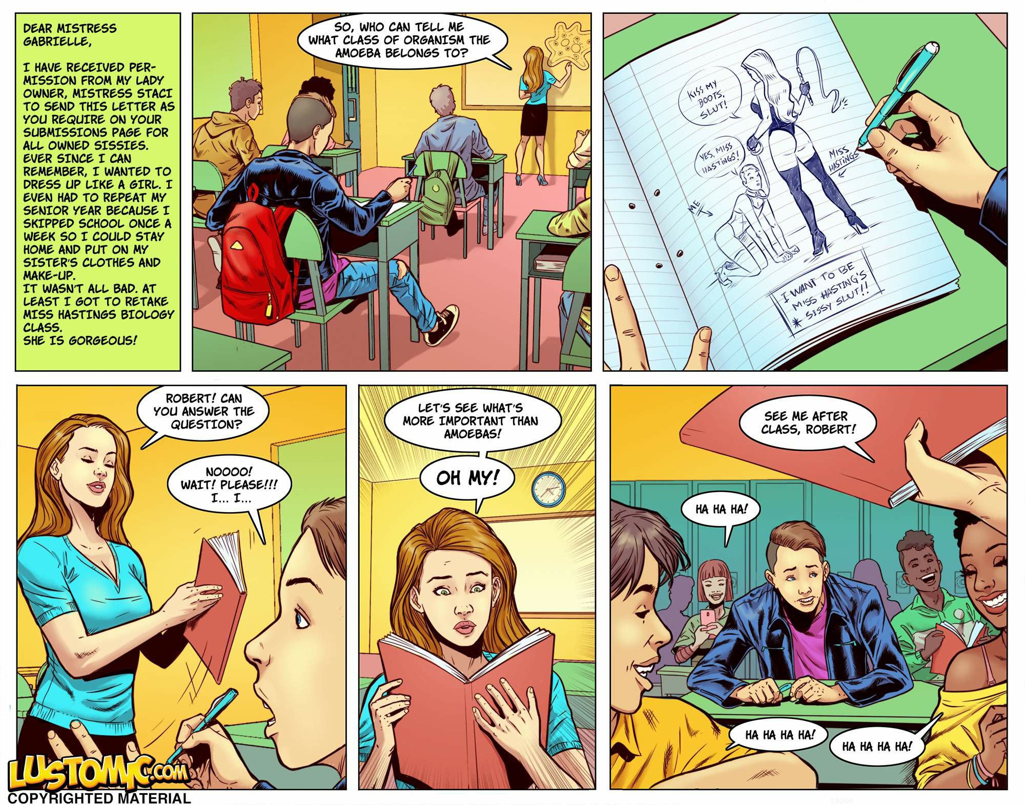 Dear Gabby [Lustomic], Dear Gabby, page 2 of 11