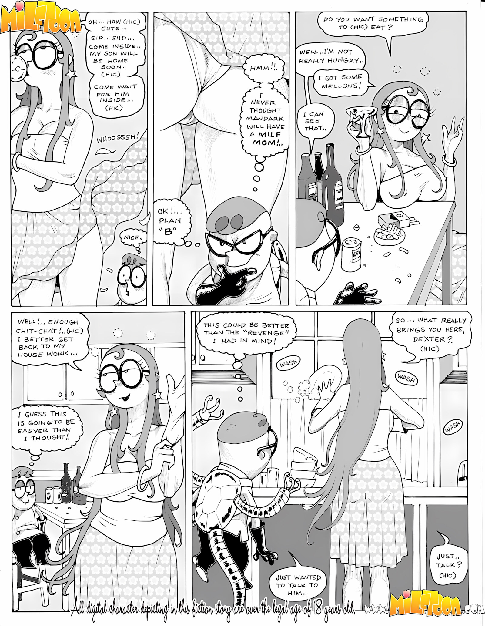 Dixters Fap [Milftoon], Dixters Fap 3, page 4 of 11