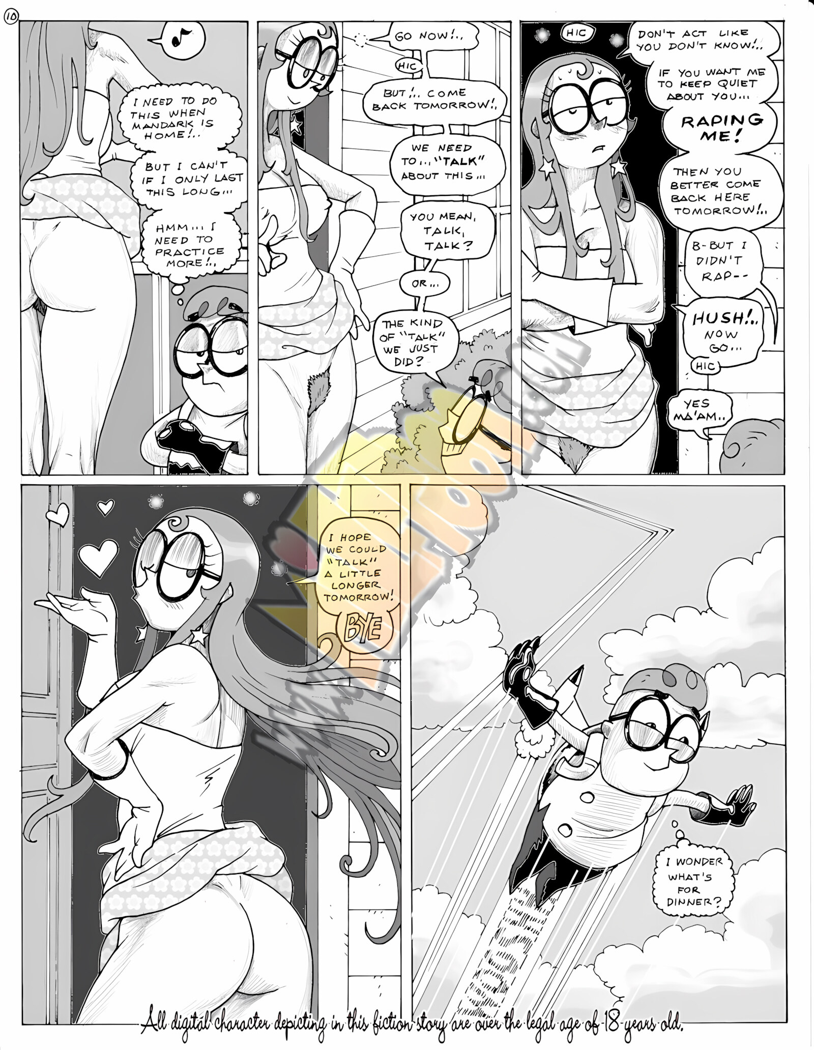 Dixters Fap [Milftoon], Dixters Fap 3, page 10 of 11