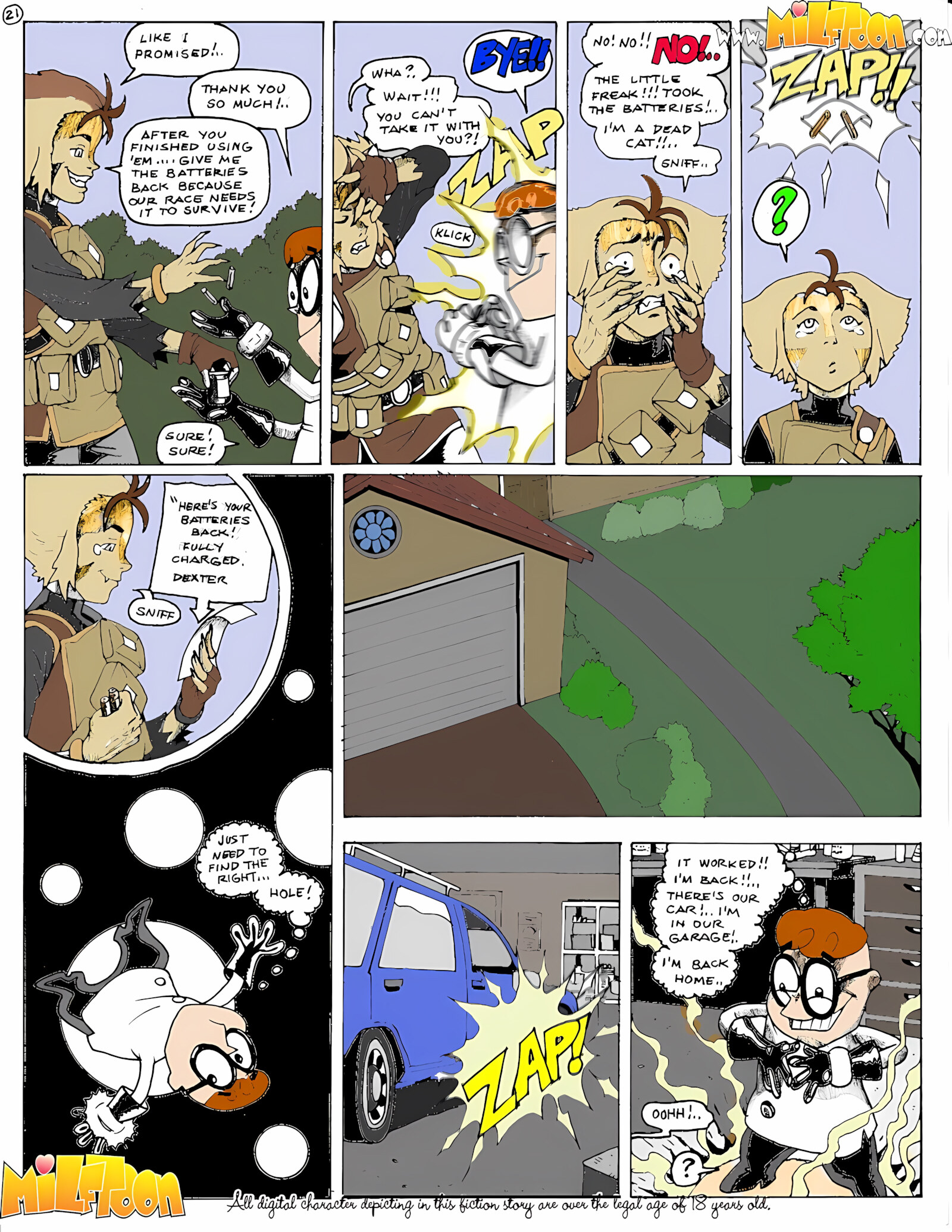 Dixters Fap [Milftoon], Dixters Fap 2, page 21 of 22