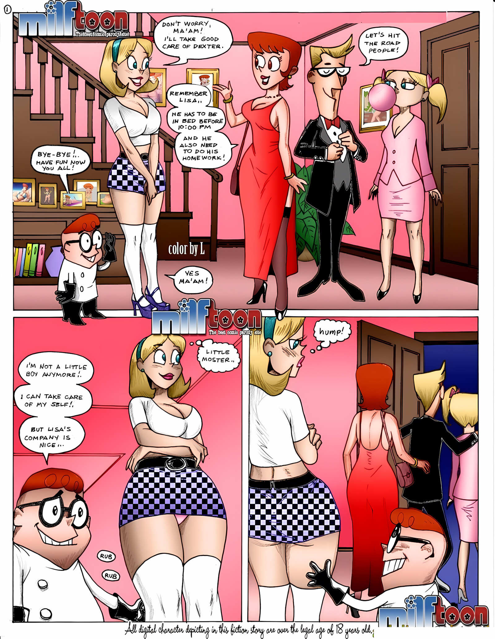 Dixters Fap [Milftoon], Dixters Fap 1, page 2 of 14