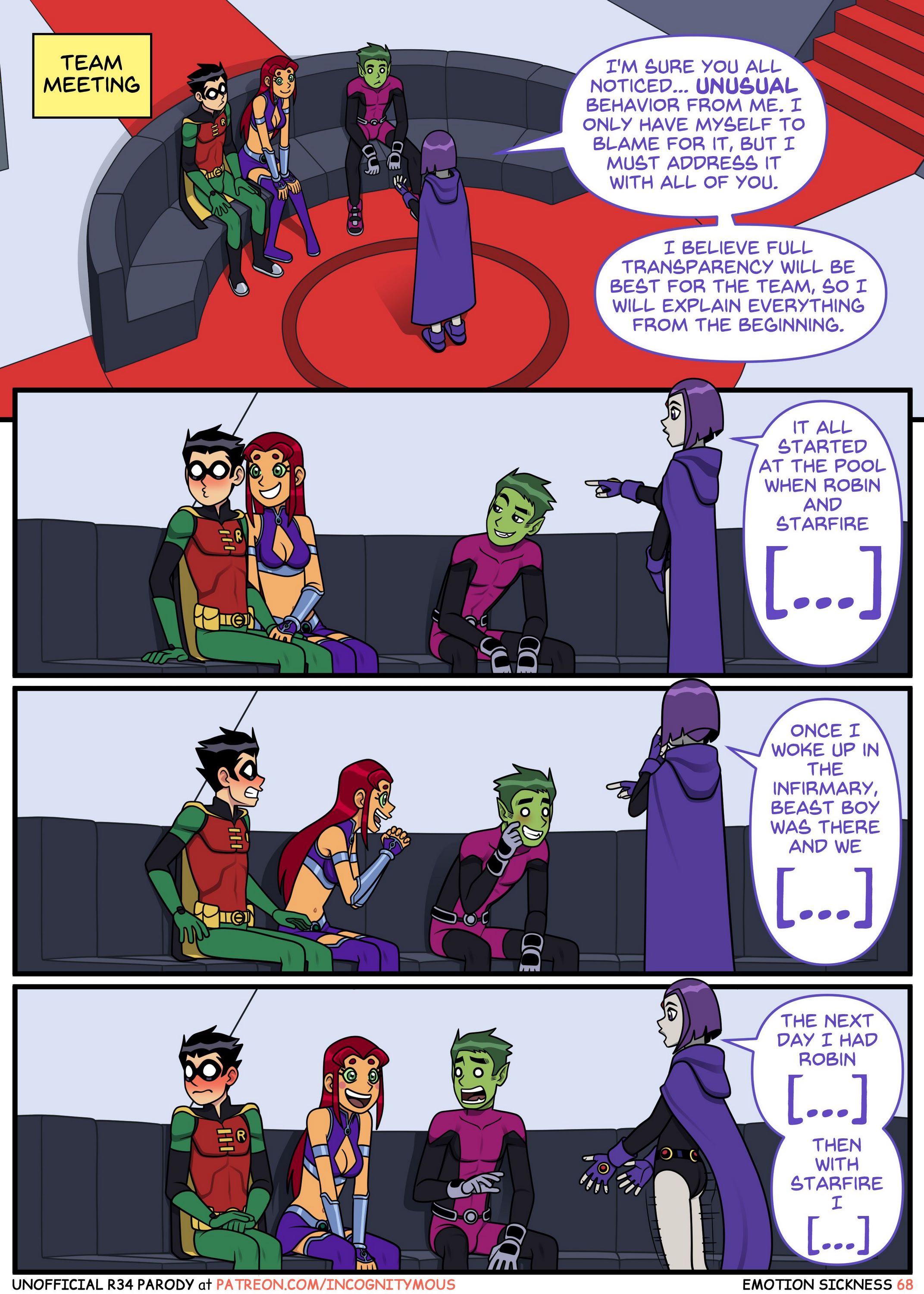 Emotional Sickness (Teen Titans) [Incognitymous], Emotional Sickness 2, page 12 of 39
